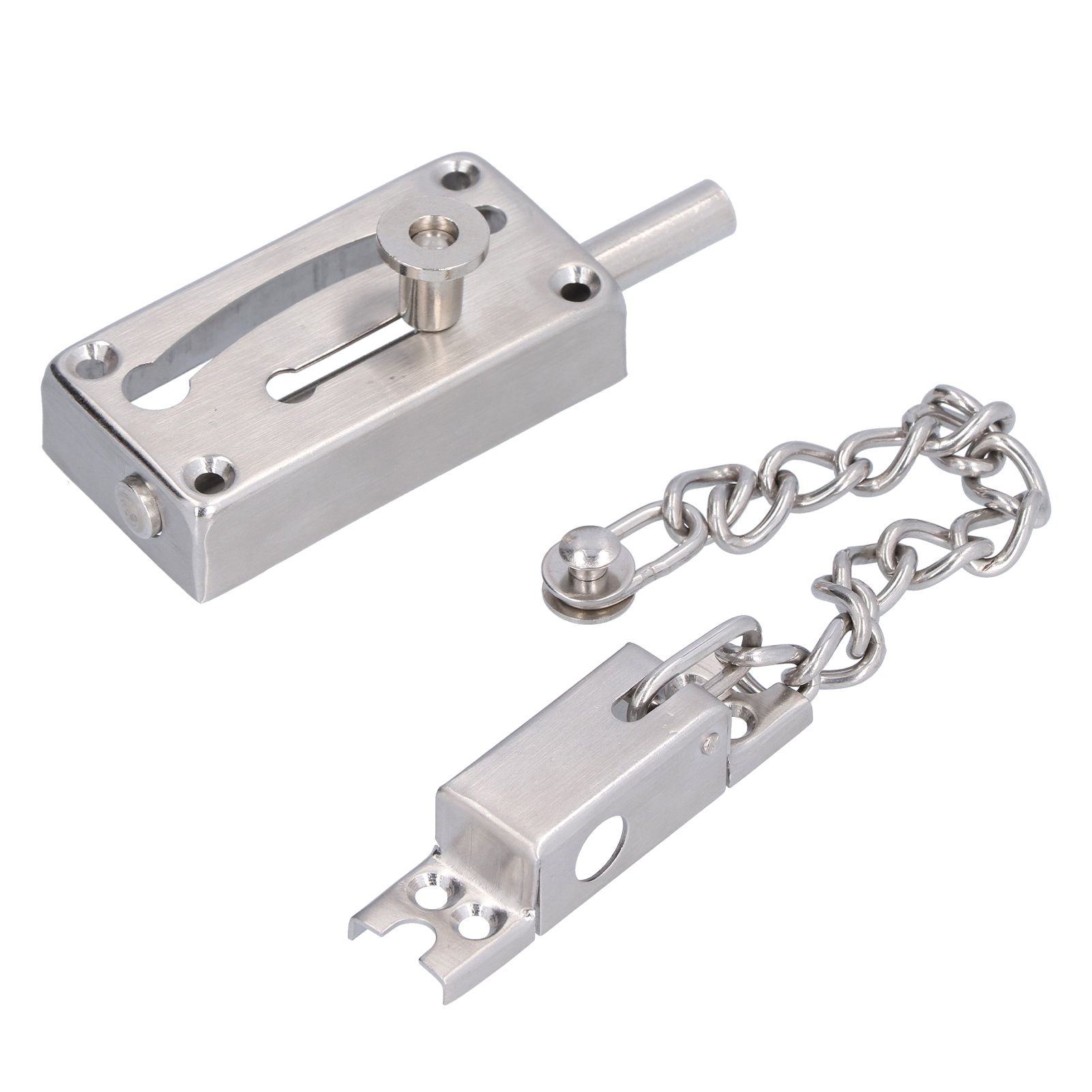 Door Slide Bolt Latch Stainless Steel AntiTheft Safety Gate Lock for Home view 7