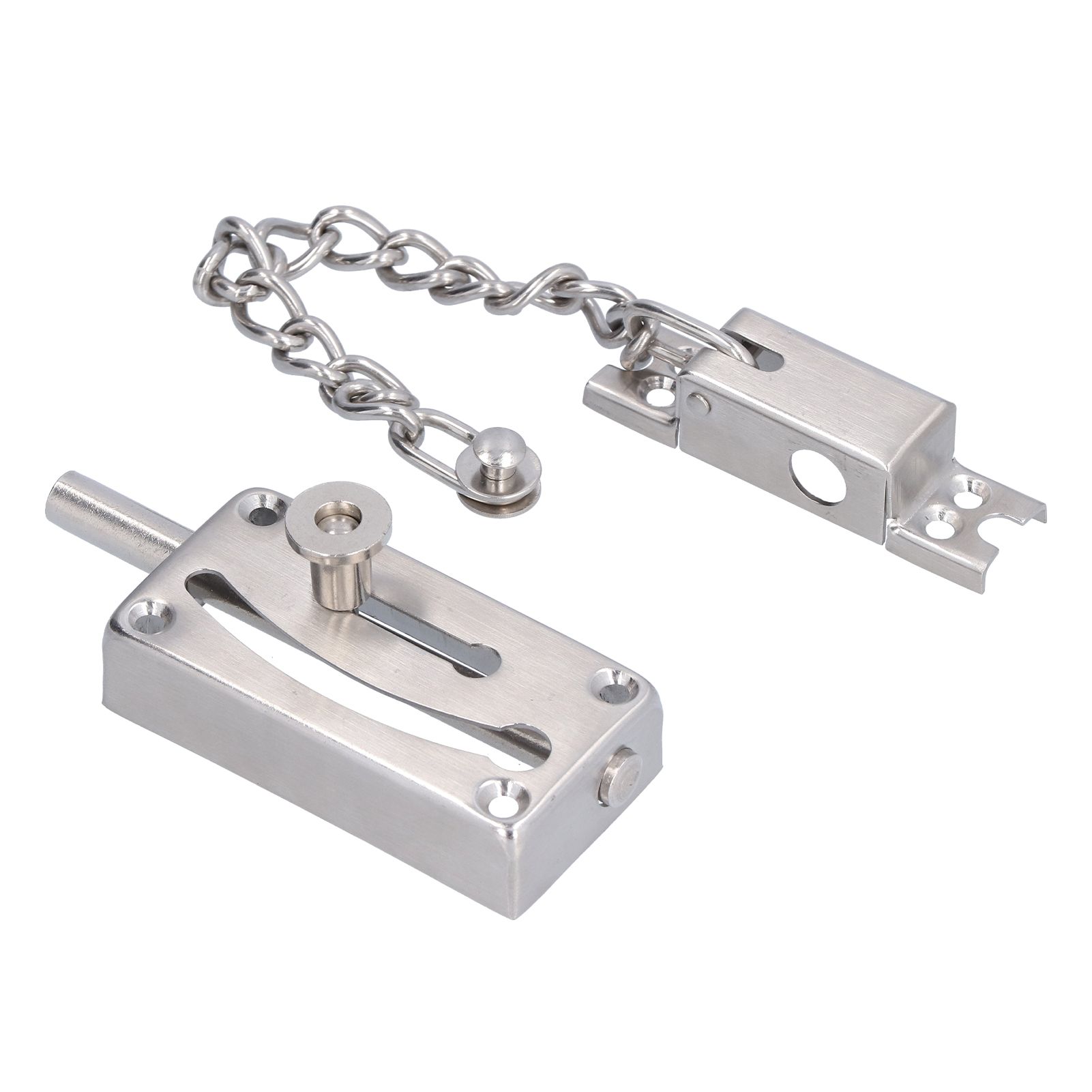 Door Slide Bolt Latch Stainless Steel AntiTheft Safety Gate Lock for Home view 10