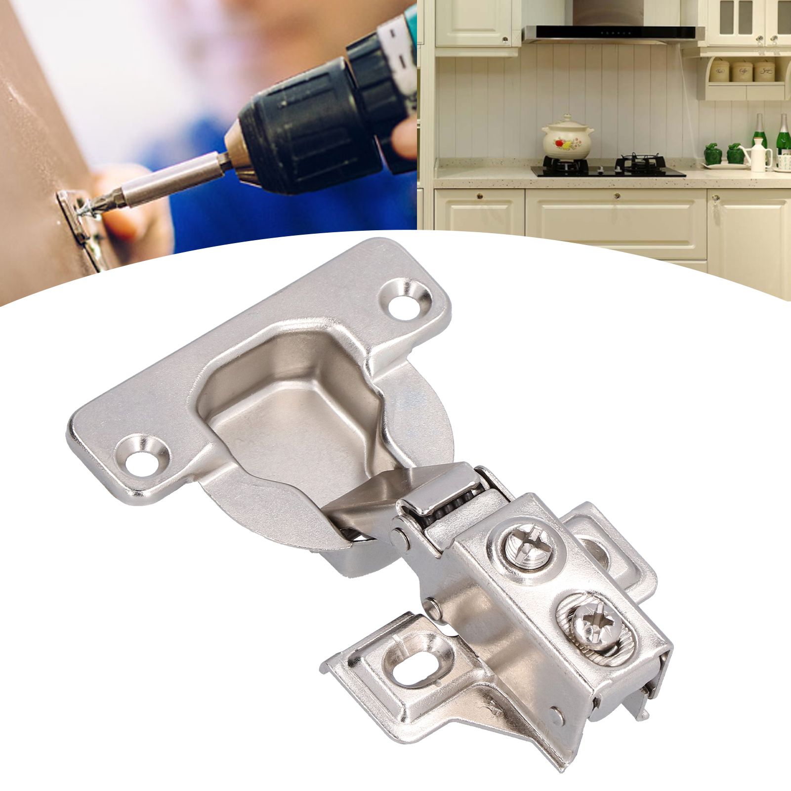 Door Hinge ColdRoll Steel Sheet American Hinge Kit Hardwares for Cabinet view 12