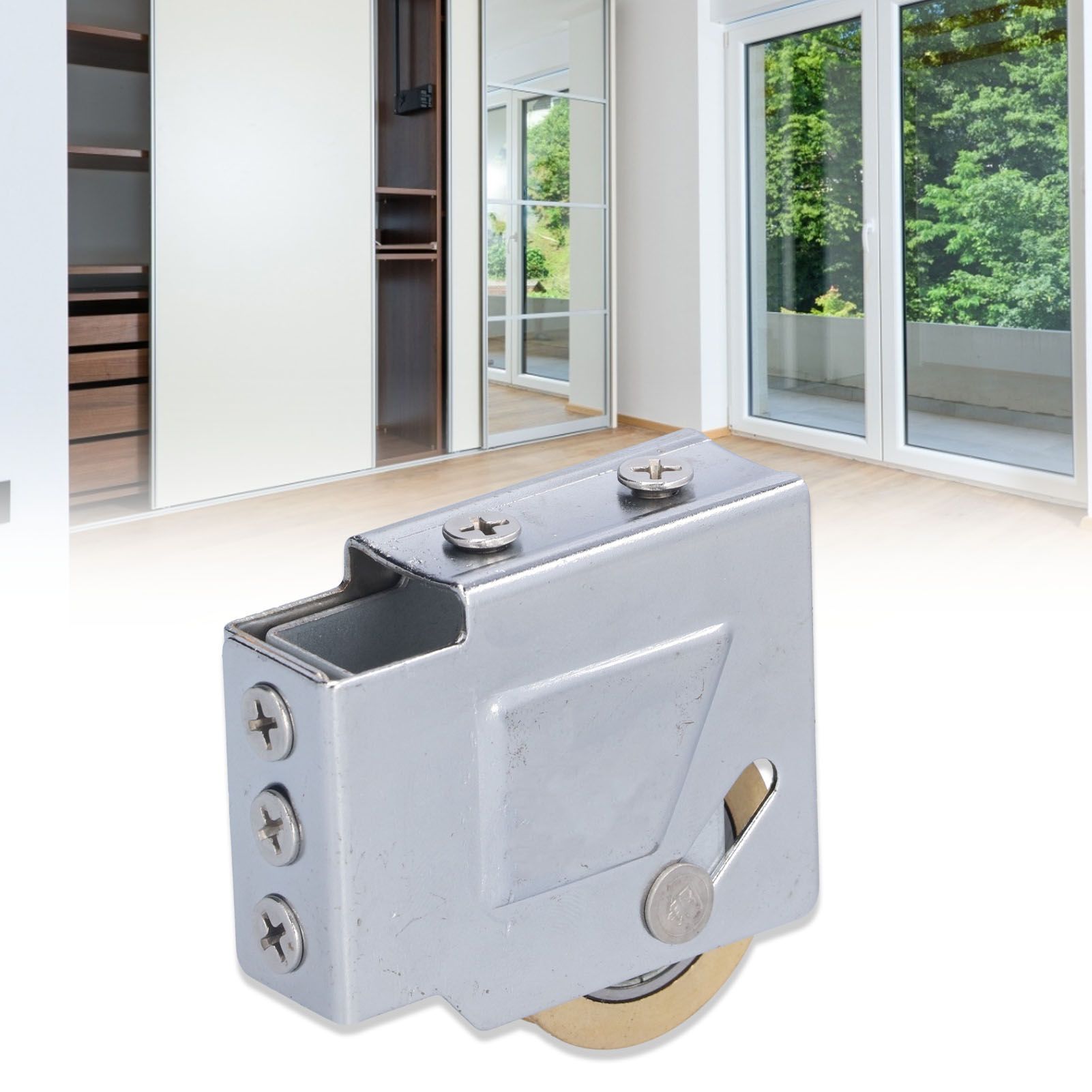 Type 90 Sliding Door Roller Metal Push Pull Balcony Door Window Pulley for view 11