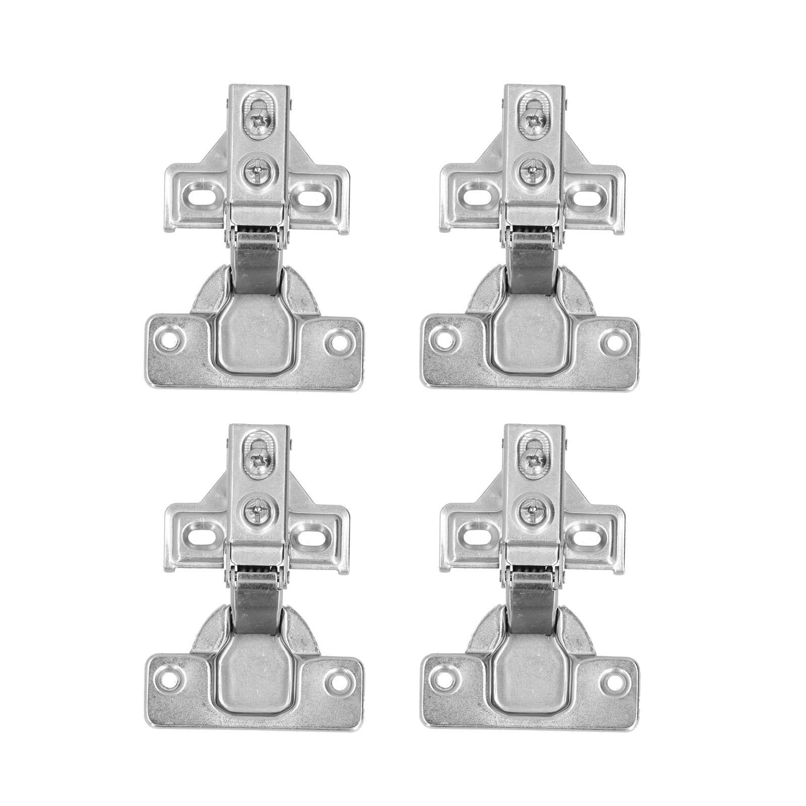 4Set Door Hinges with Screws 105 Degree American Hydraulic Damping Hinge for view 5