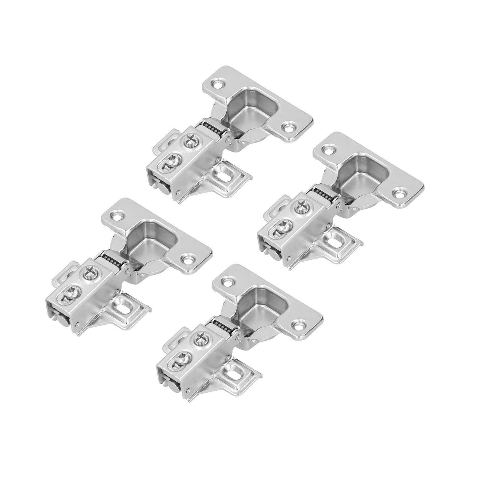 4Set Door Hinges with Screws 105 Degree American Hydraulic Damping Hinge for view 7