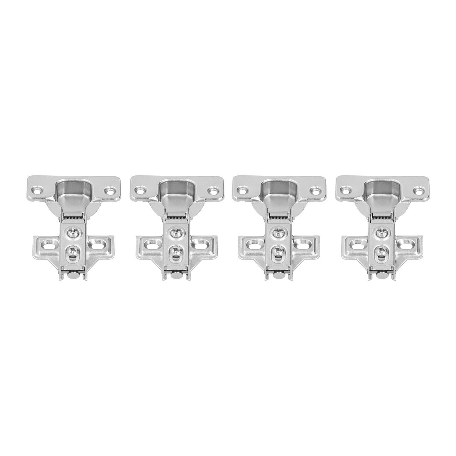 4Set Door Hinges with Screws 105 Degree American Hydraulic Damping Hinge for view 8