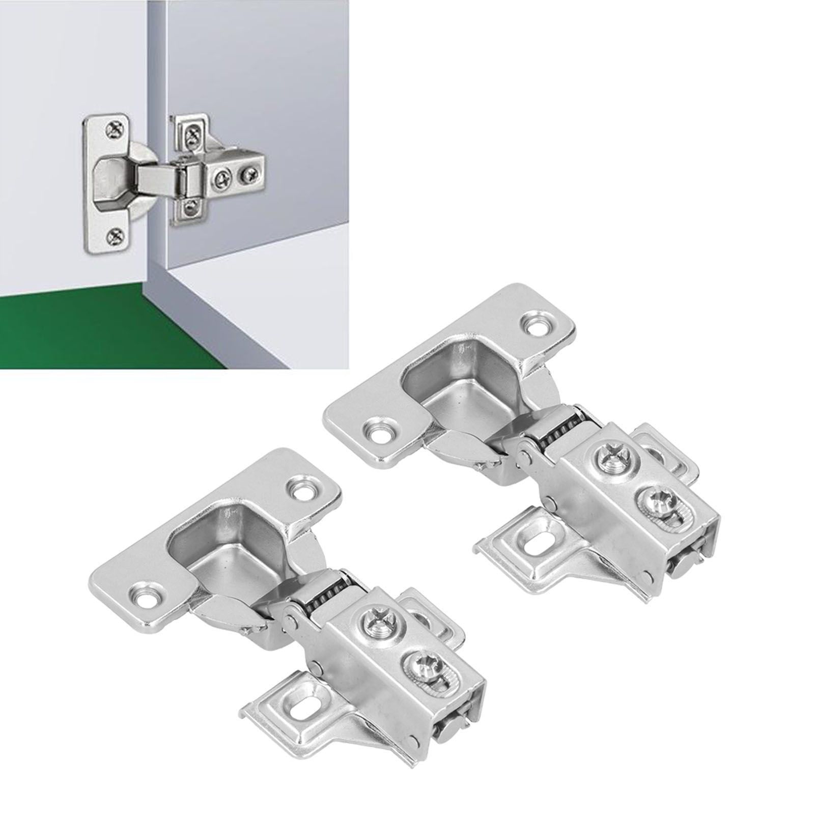 2Set Short Arm Door Hinge with Screws 90‑105° American Hydraulic Damping Hinge view 11