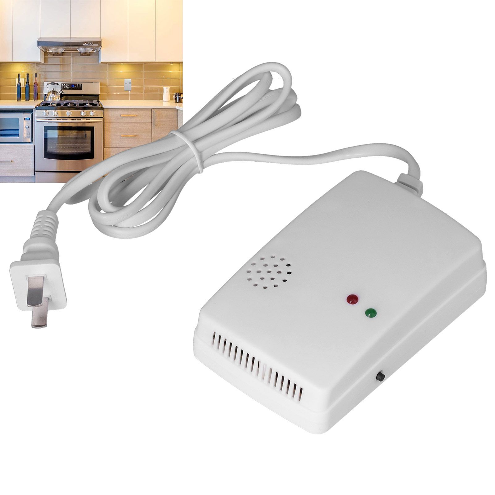 Natural Gas Leaking Detector Self Checking Liquefied Petroleum Gas Alarm for view 12