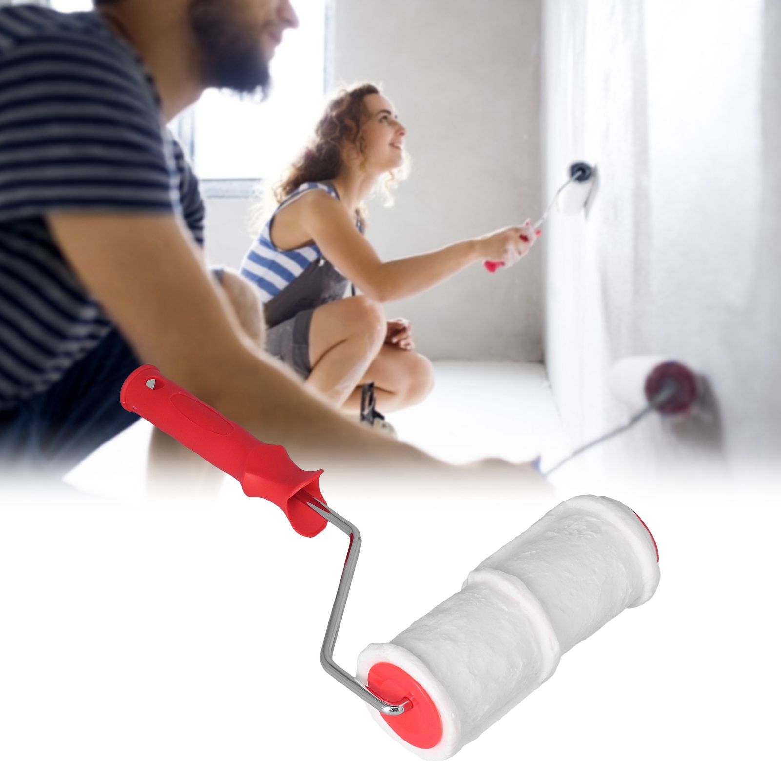 Brick Roller 7 Inch Paint Roller Household Wall Decoration Roller DIY Art view 12