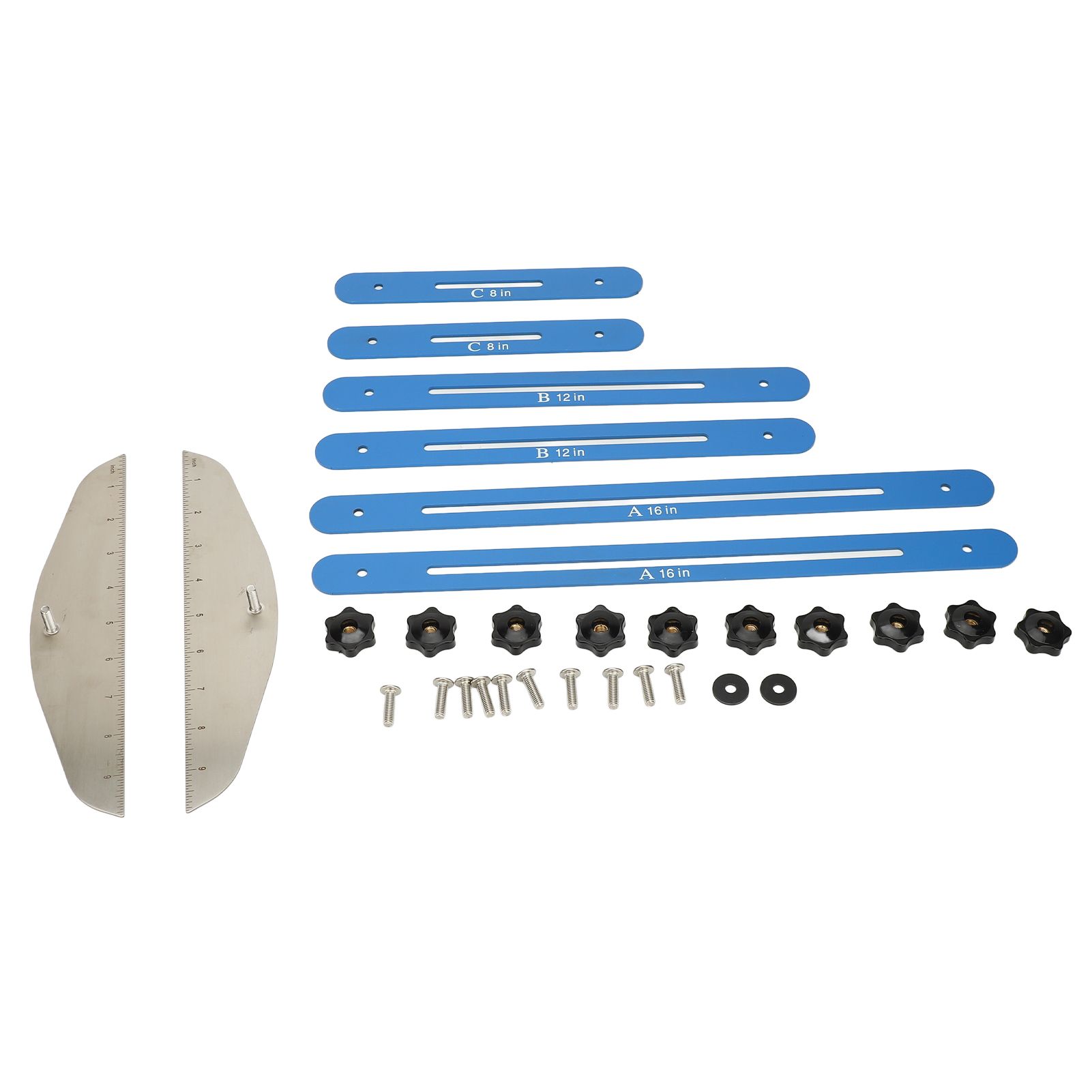 Stair Treads Gauge Template Tool Adjustable Angle Stair Jig and Measuring Tool view 3