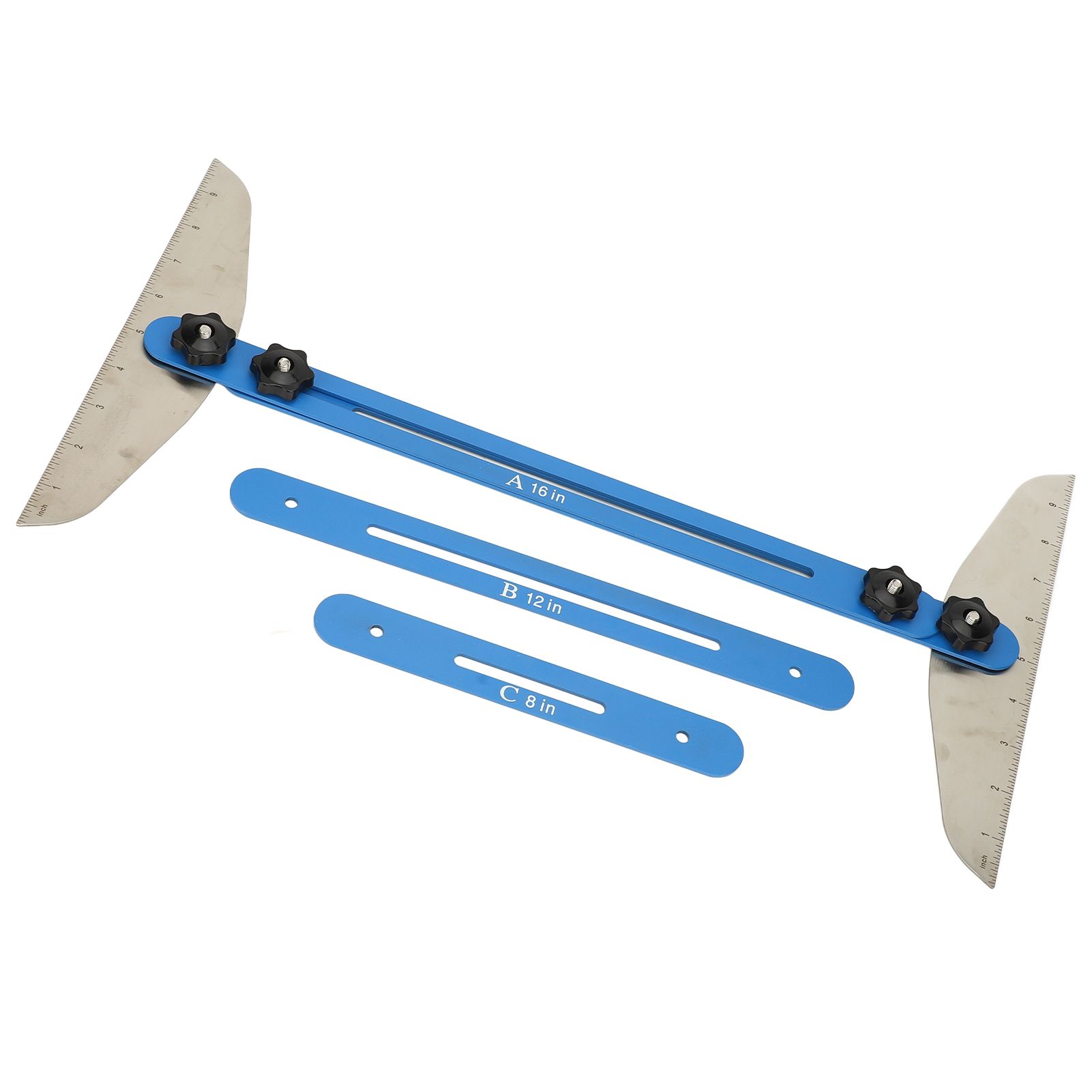 Stair Treads Gauge Template Tool Adjustable Angle Stair Jig and Measuring Tool view 4