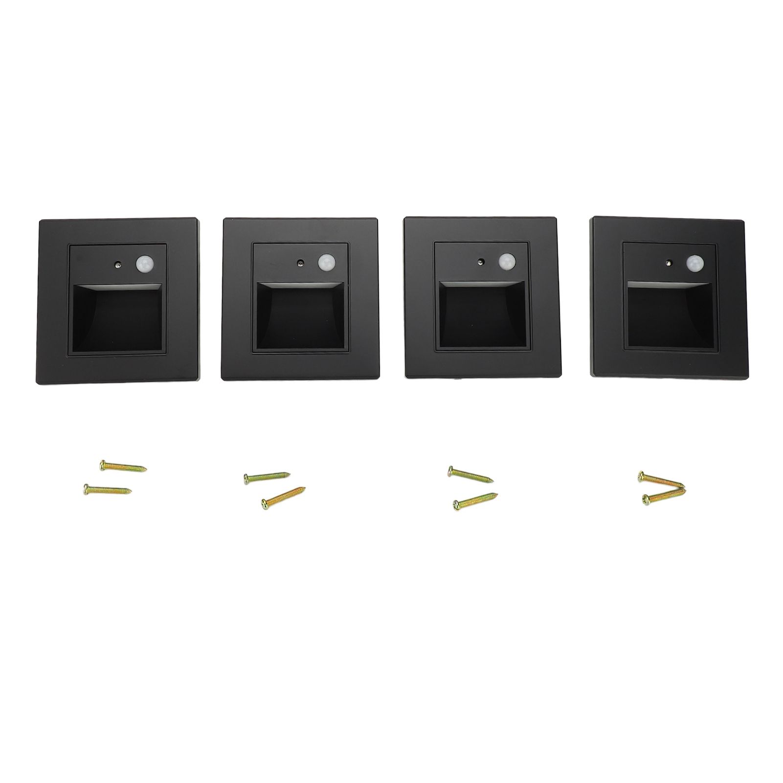4pcs Motion Sensor Step Lights Intelligent Induction Embeddded Installation view 3