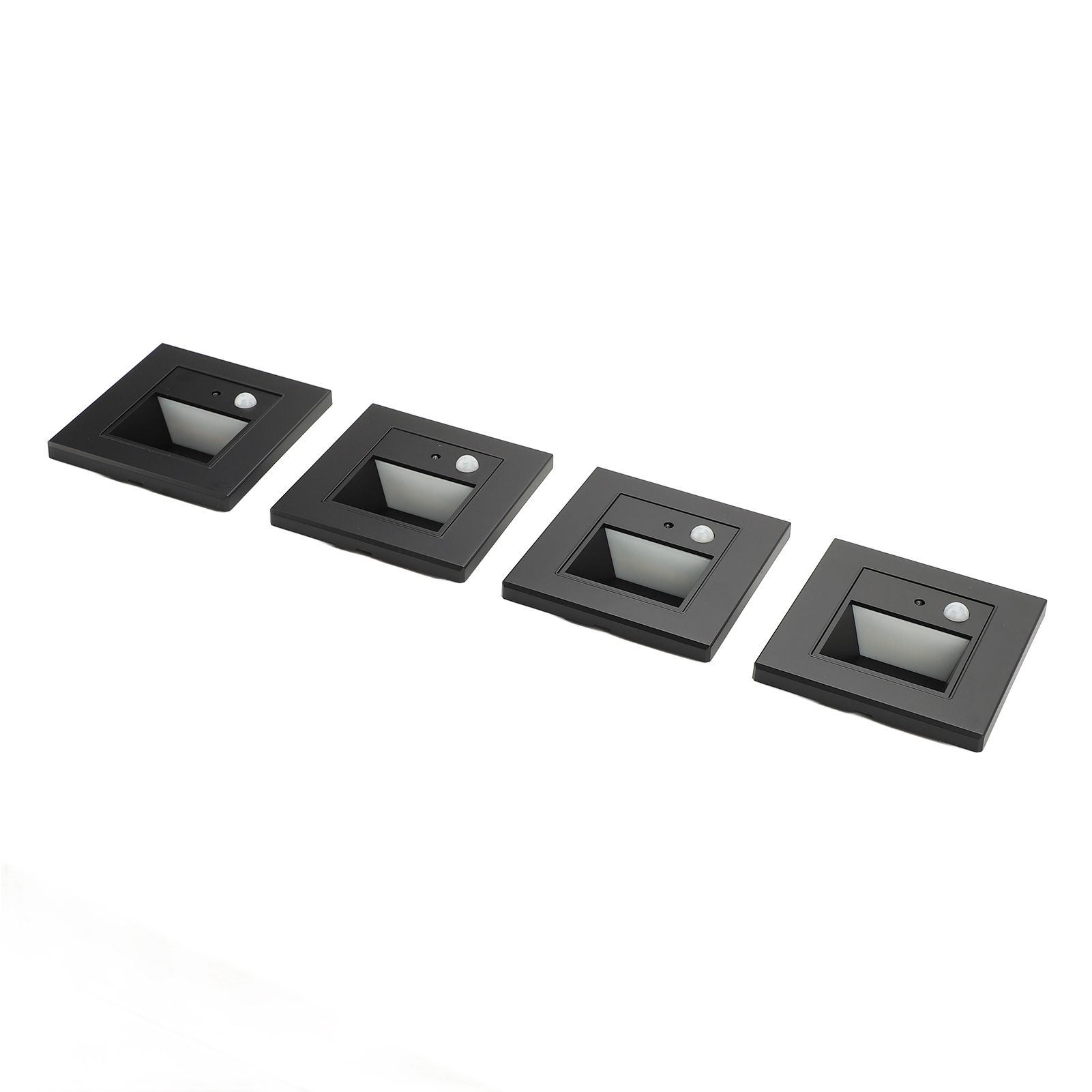 4pcs Motion Sensor Step Lights Intelligent Induction Embeddded Installation view 8