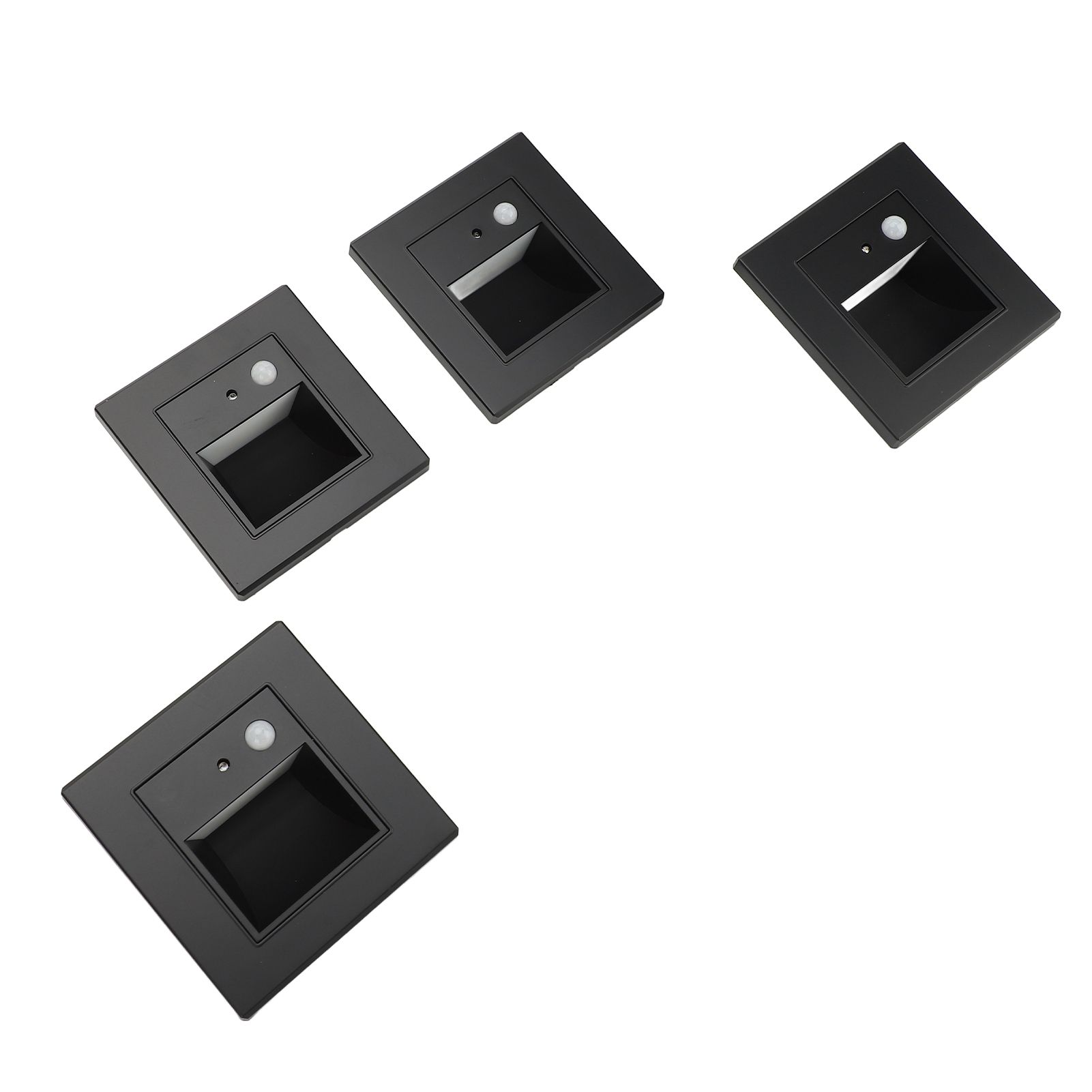 4pcs Motion Sensor Step Lights Intelligent Induction Embeddded Installation view 12