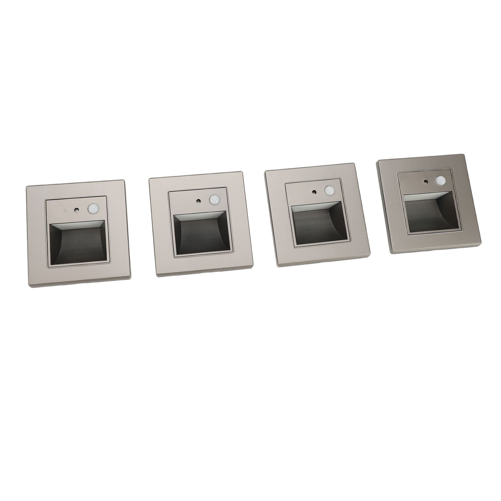 4pcs Motion Sensor Step Lights Intelligent Induction Embeddded Installation — image 1