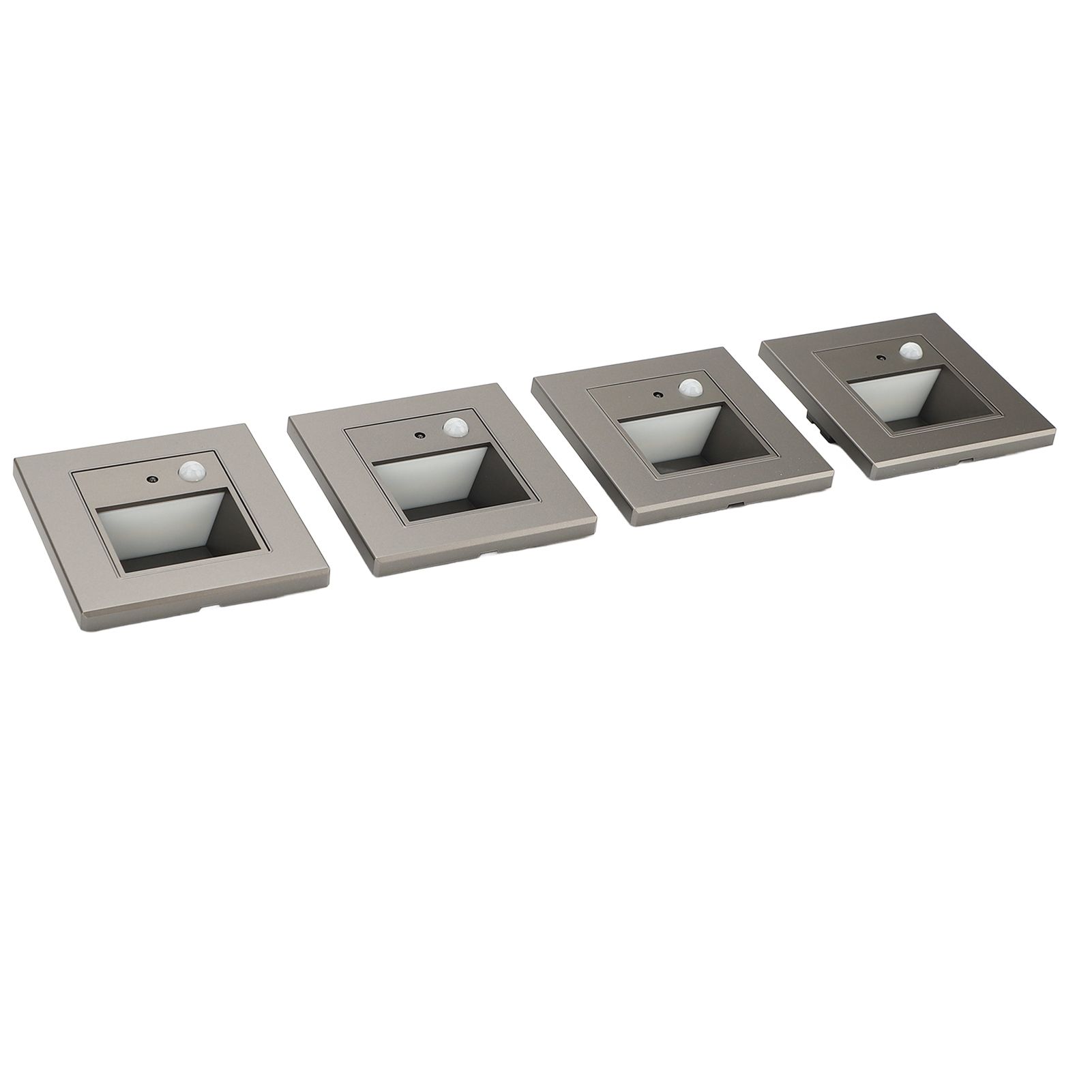 4pcs Motion Sensor Step Lights Intelligent Induction Embeddded Installation view 6