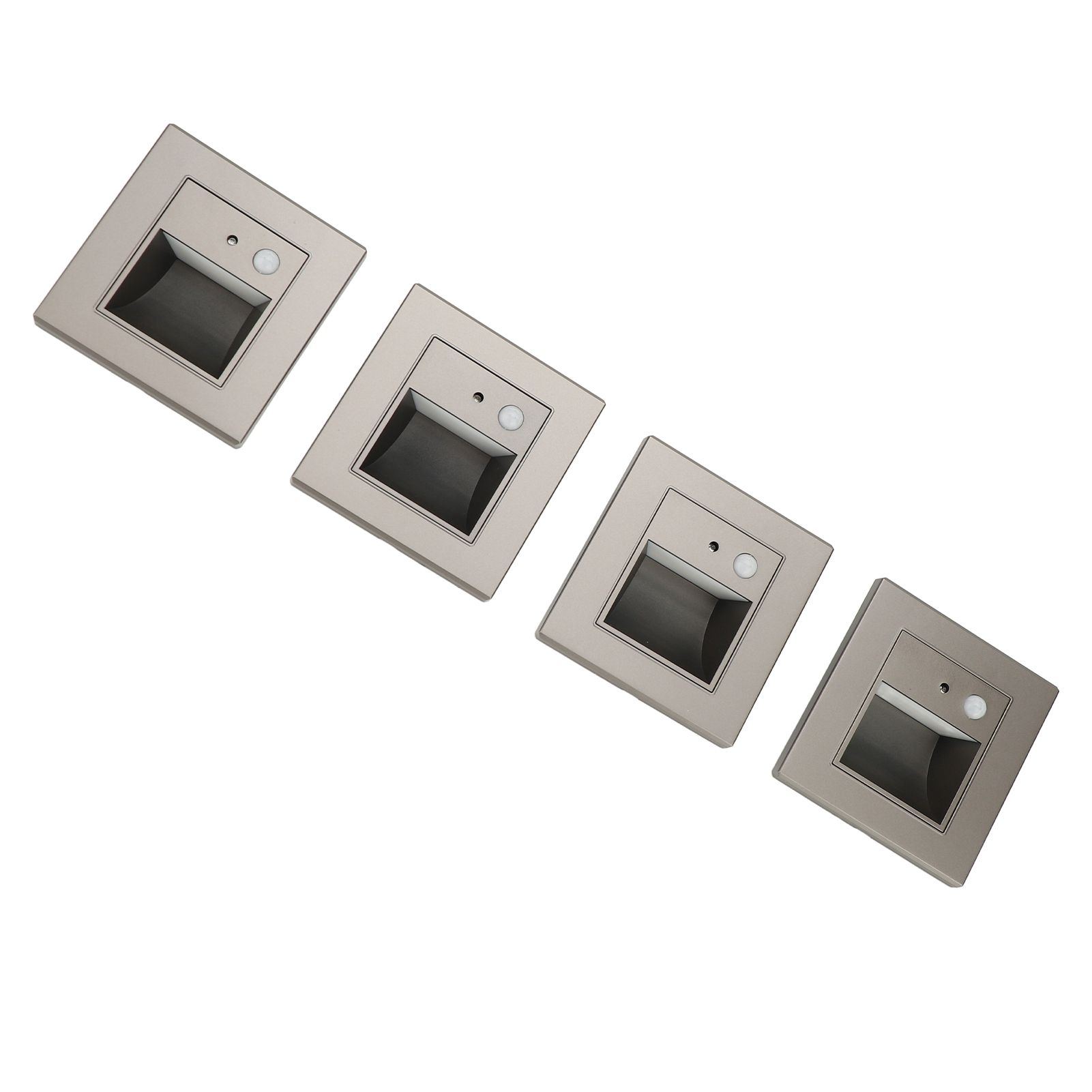 4pcs Motion Sensor Step Lights Intelligent Induction Embeddded Installation view 9