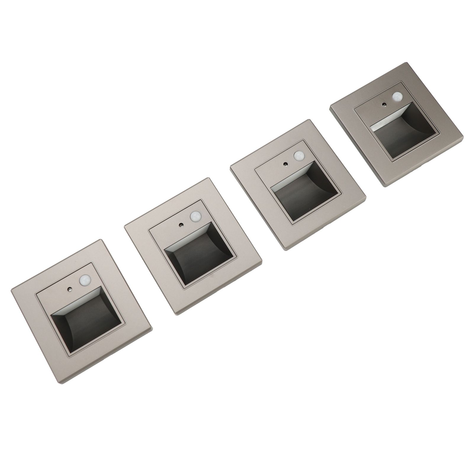4pcs Motion Sensor Step Lights Intelligent Induction Embeddded Installation view 10
