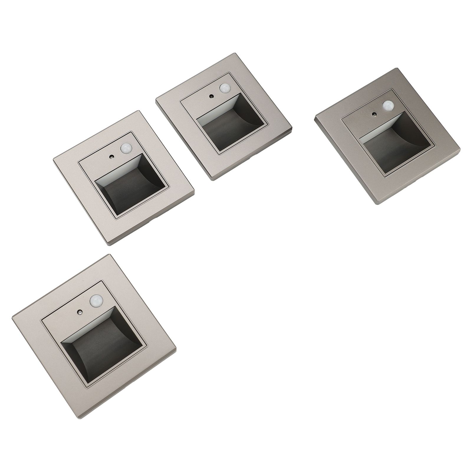 4pcs Motion Sensor Step Lights Intelligent Induction Embeddded Installation view 12