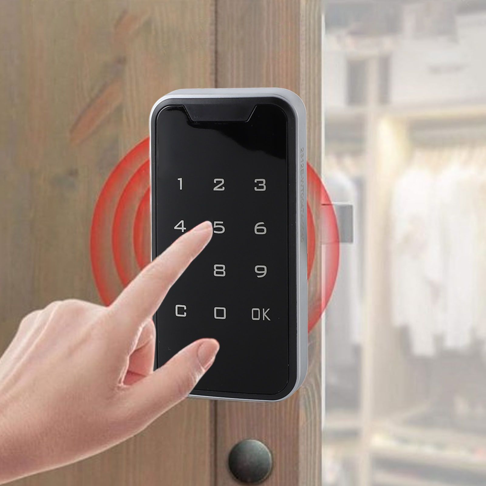 Electronic Cabinet Lock Kit Keyless Password Keypad Electronic Code Smart view 11