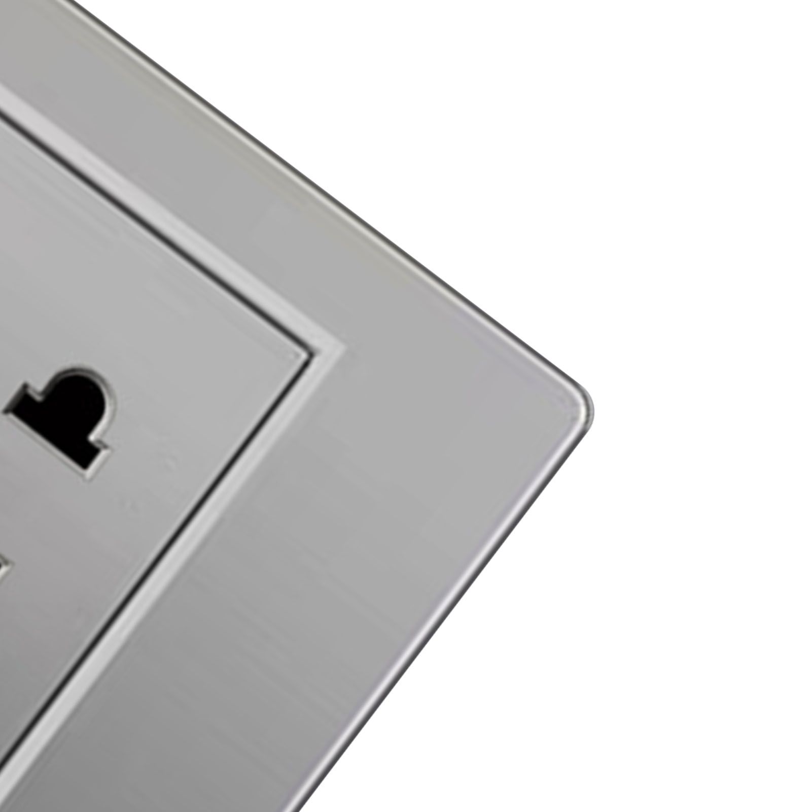 Thailand Type Electrical Wall Receptacle Outlet Space Saving USB Type C Wall view 2