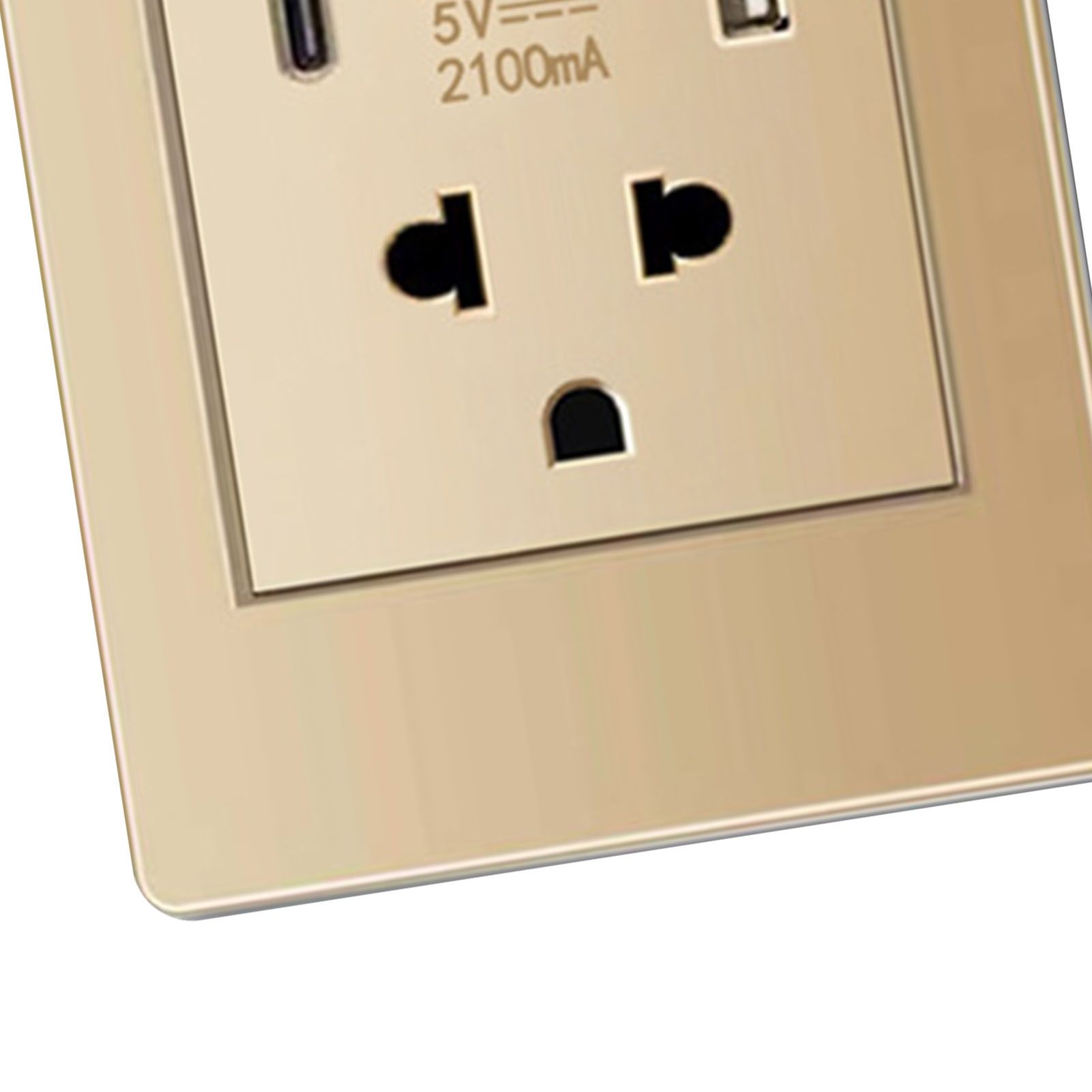Thailand Type Electrical Wall Receptacle Outlet Space Saving USB Type C Wall view 7