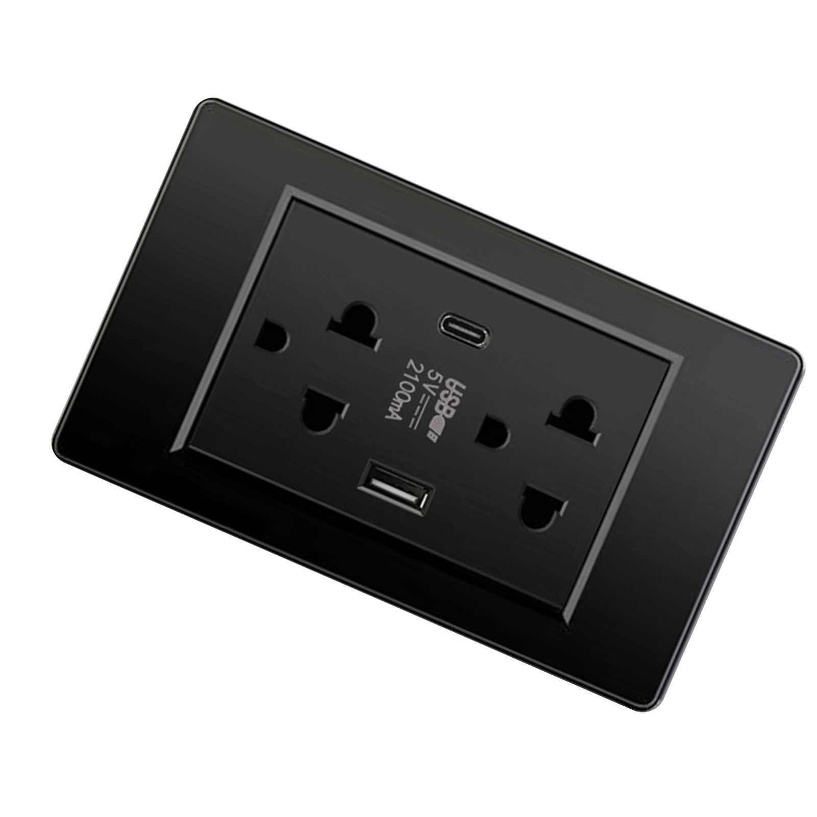 Thailand Type Electrical Wall Receptacle Outlet Space Saving USB Type C Wall view 8