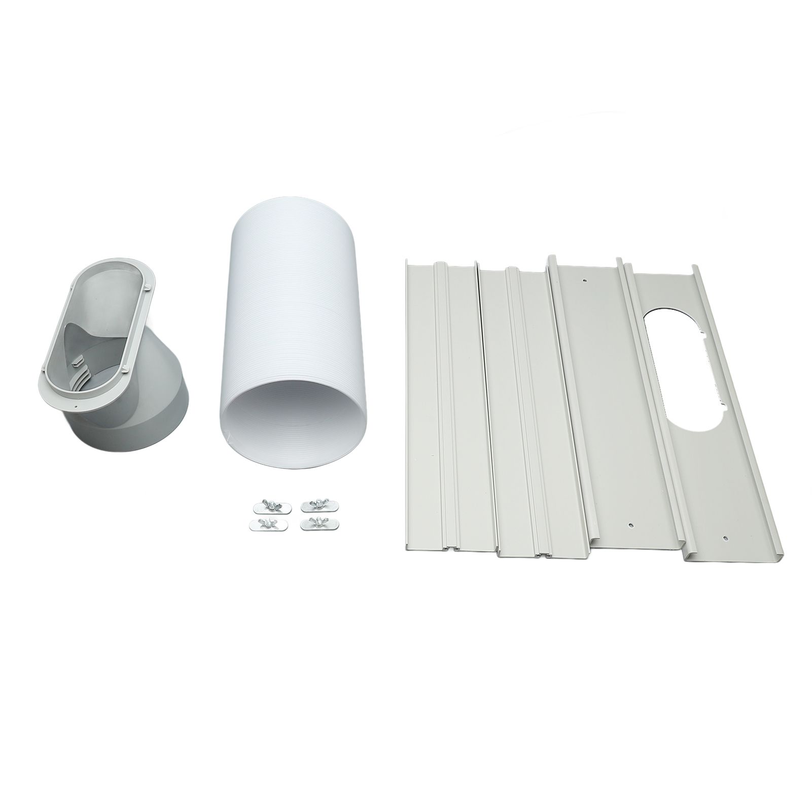4pcs AC Window Sealing Plates Portable Air Conditioner Exhaust Hose Adjustable view 3