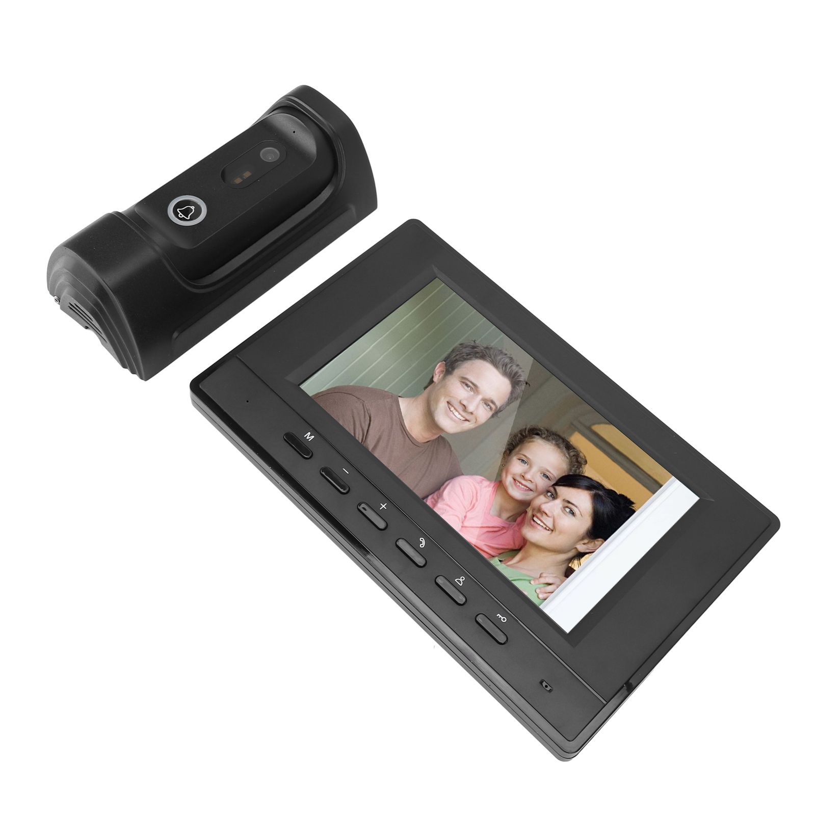 Video Intercom System 7 Inch Color LCD Wired HD Video Doorbell Door Phone view 4