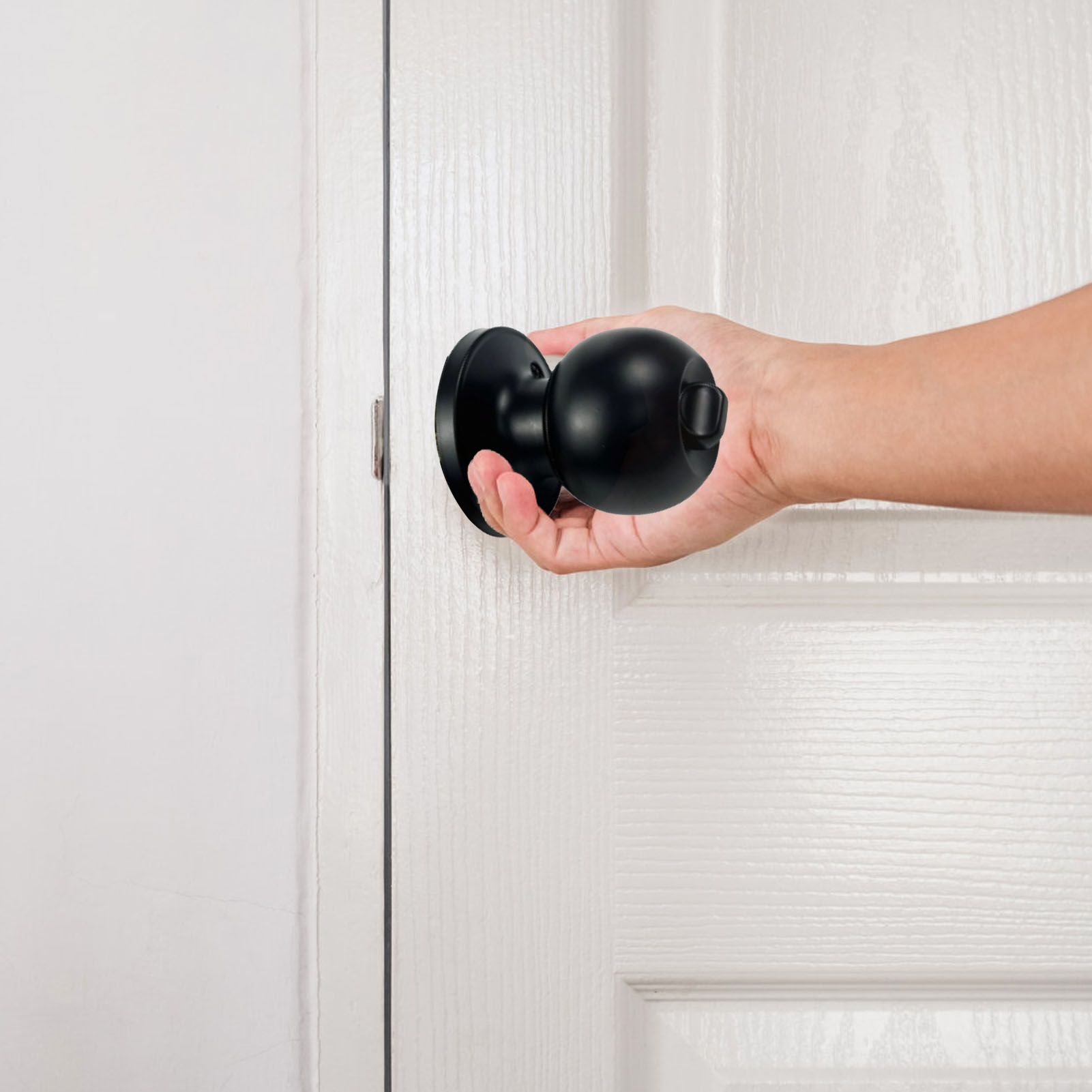 Bathroom Lock Round Handle for 30‑50mm Thick Door with 3 Keys view 8