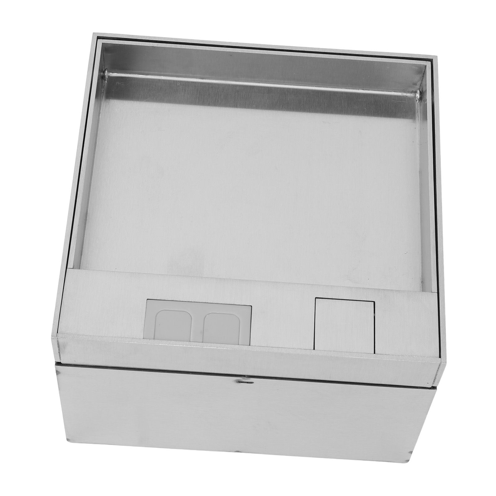 Recessed Floor Outlet Stainless Steel IP44 Waterproof Floor Receptacle Kit for view 8