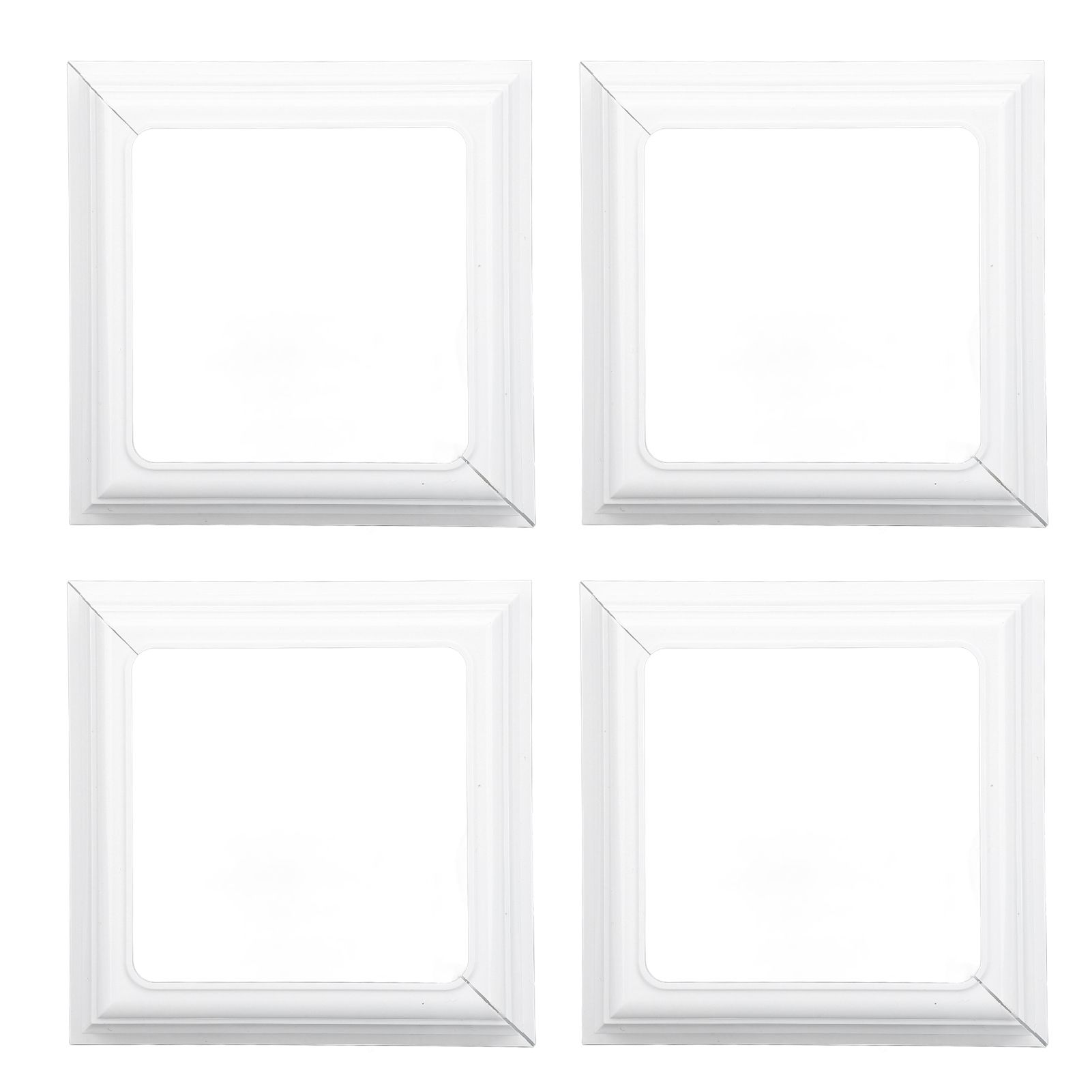 4PCS Split Type Vinyl Post Skirt Deck Column Base Cover 4x4 Inch Post Sleeve view 3