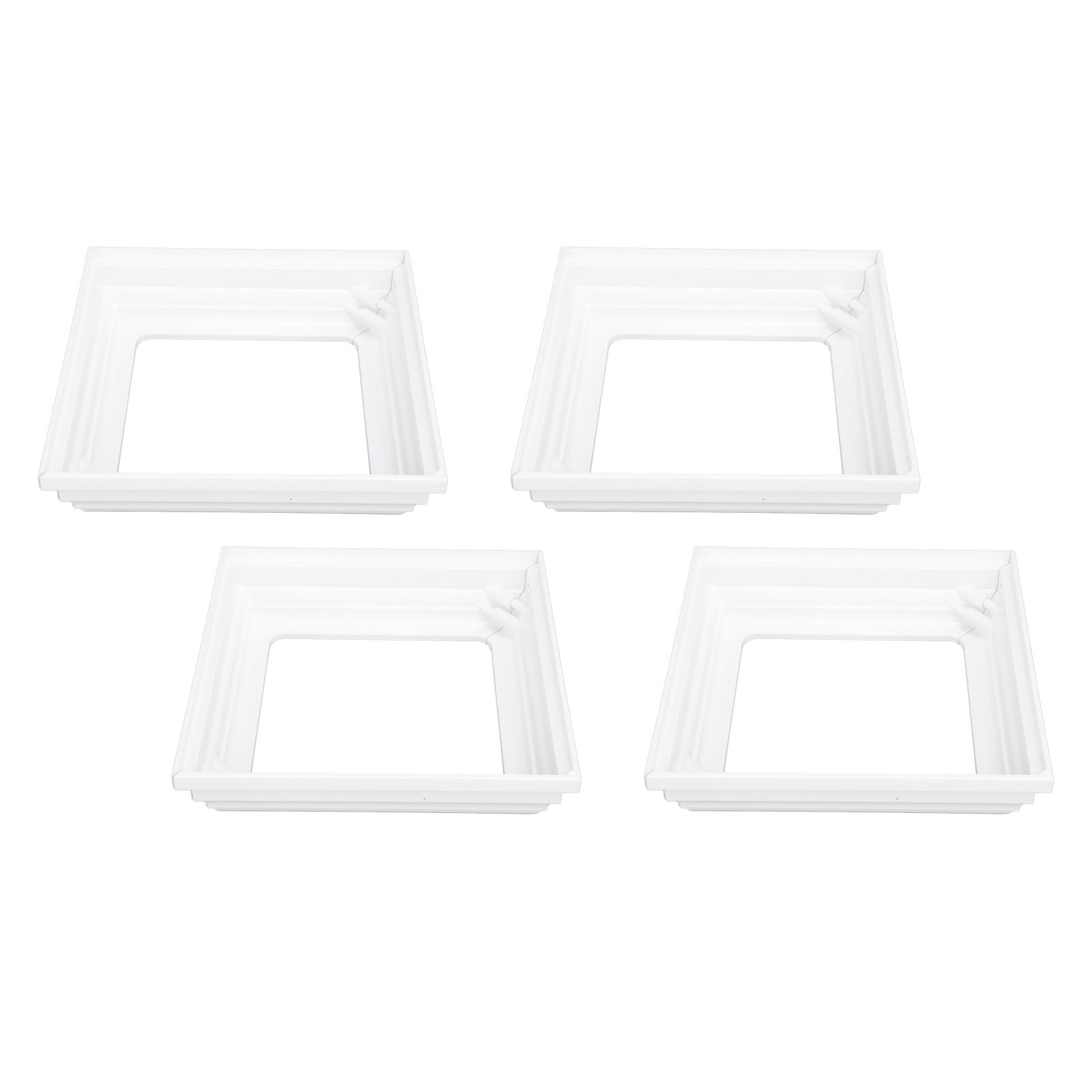 4PCS Split Type Vinyl Post Skirt Deck Column Base Cover 4x4 Inch Post Sleeve view 11