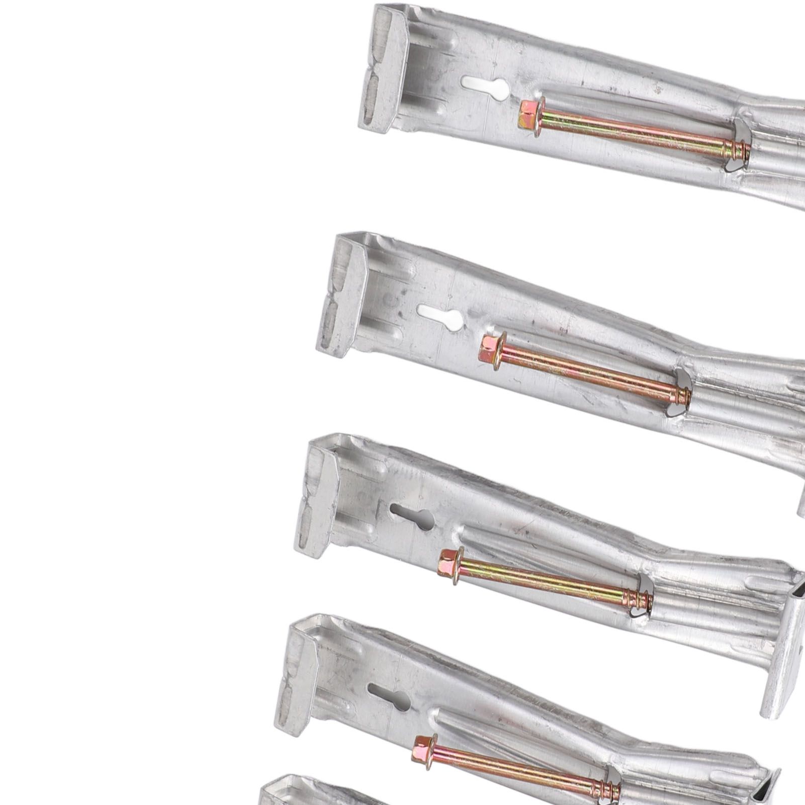 30pcs Quick Screw Gutter Hangers Professional Aluminum 5inch Hidden Rain view 5