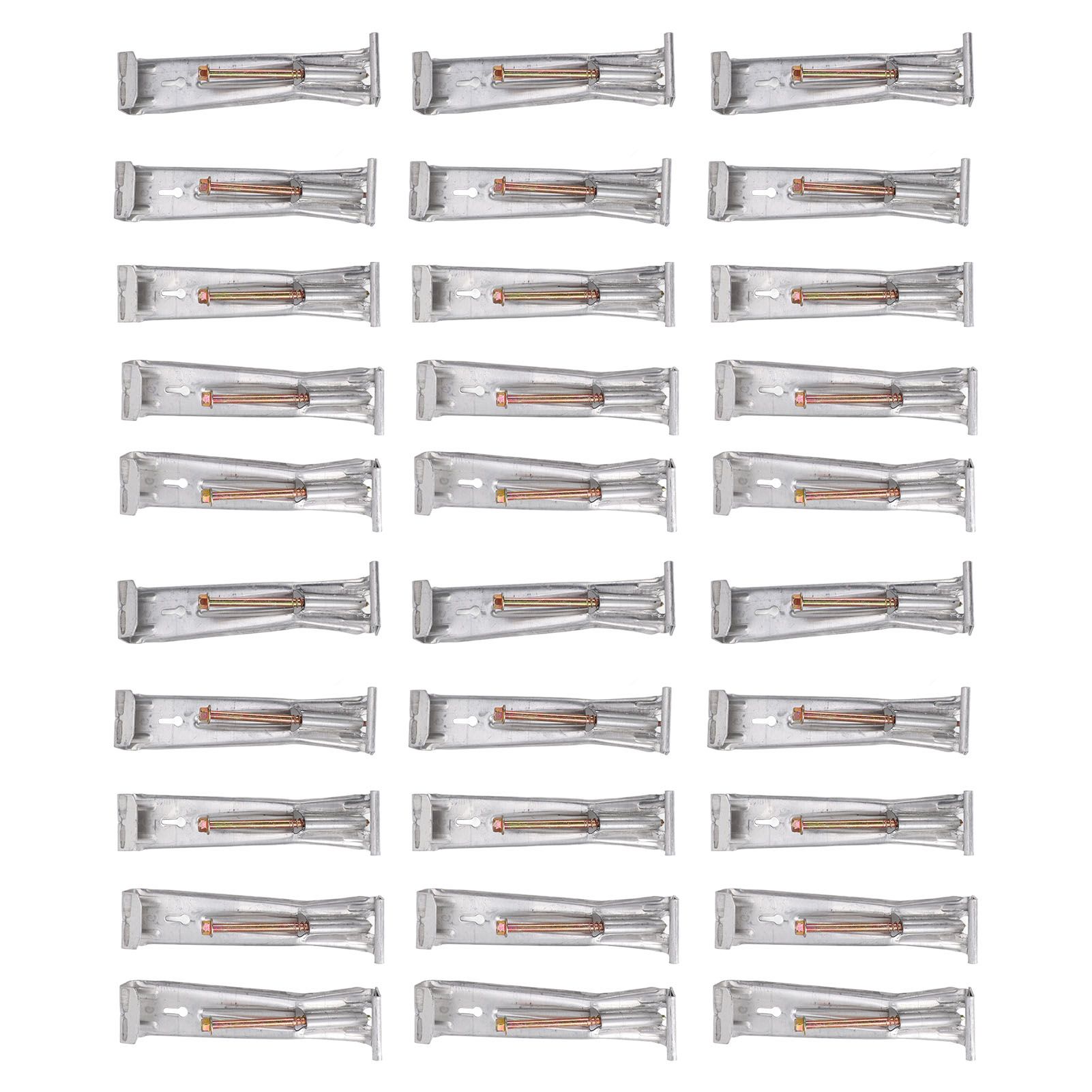 30pcs Quick Screw Gutter Hangers Professional Aluminum 5inch Hidden Rain view 9