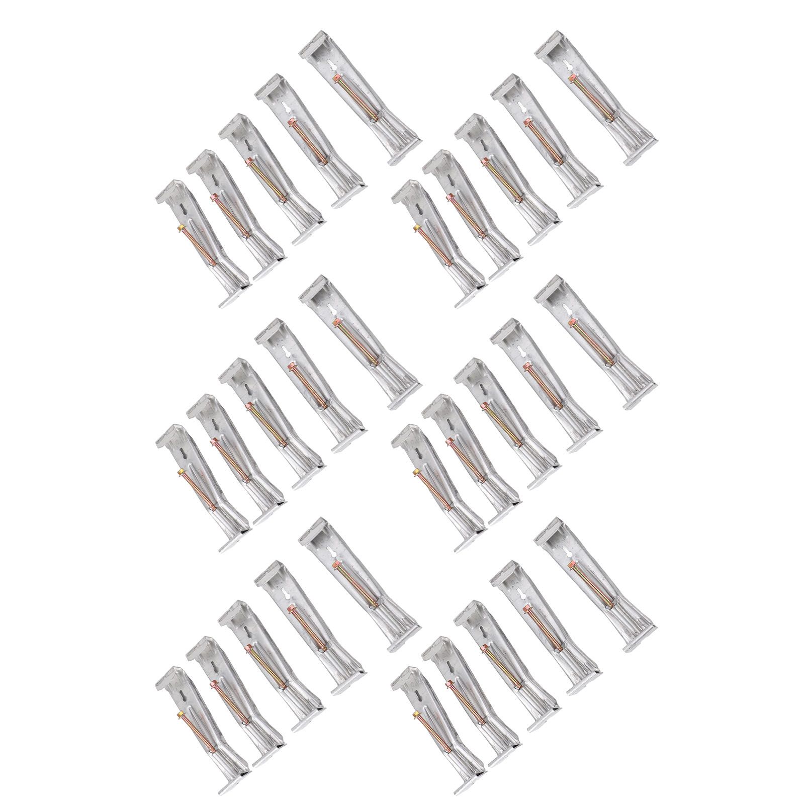 30pcs Quick Screw Gutter Hangers Professional Aluminum 5inch Hidden Rain view 12