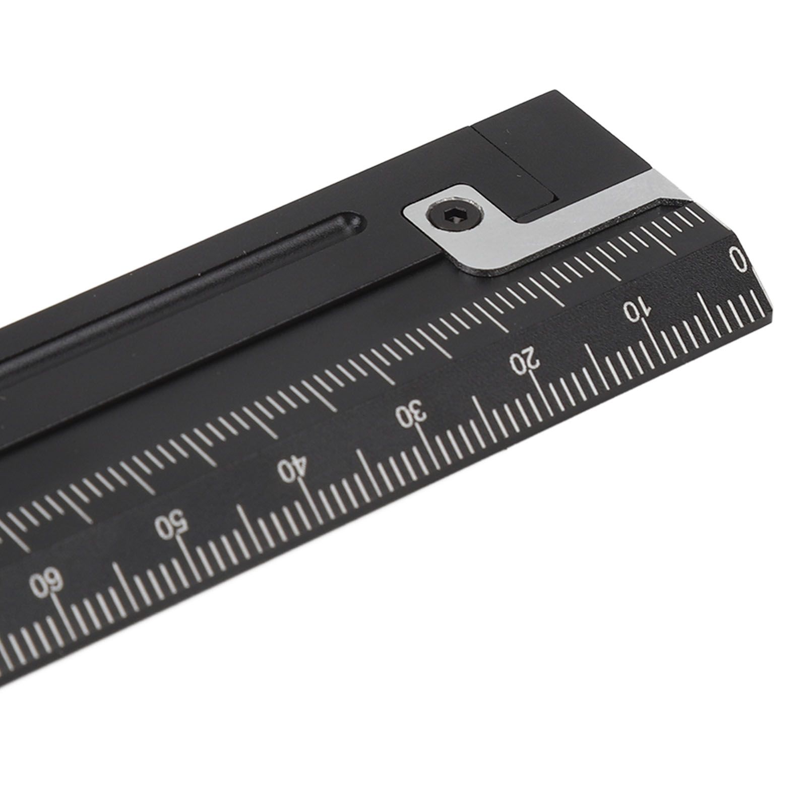 Aluminum Alloy Straight Ruler 25cm Precise Scale Professional for Woodworking view 5