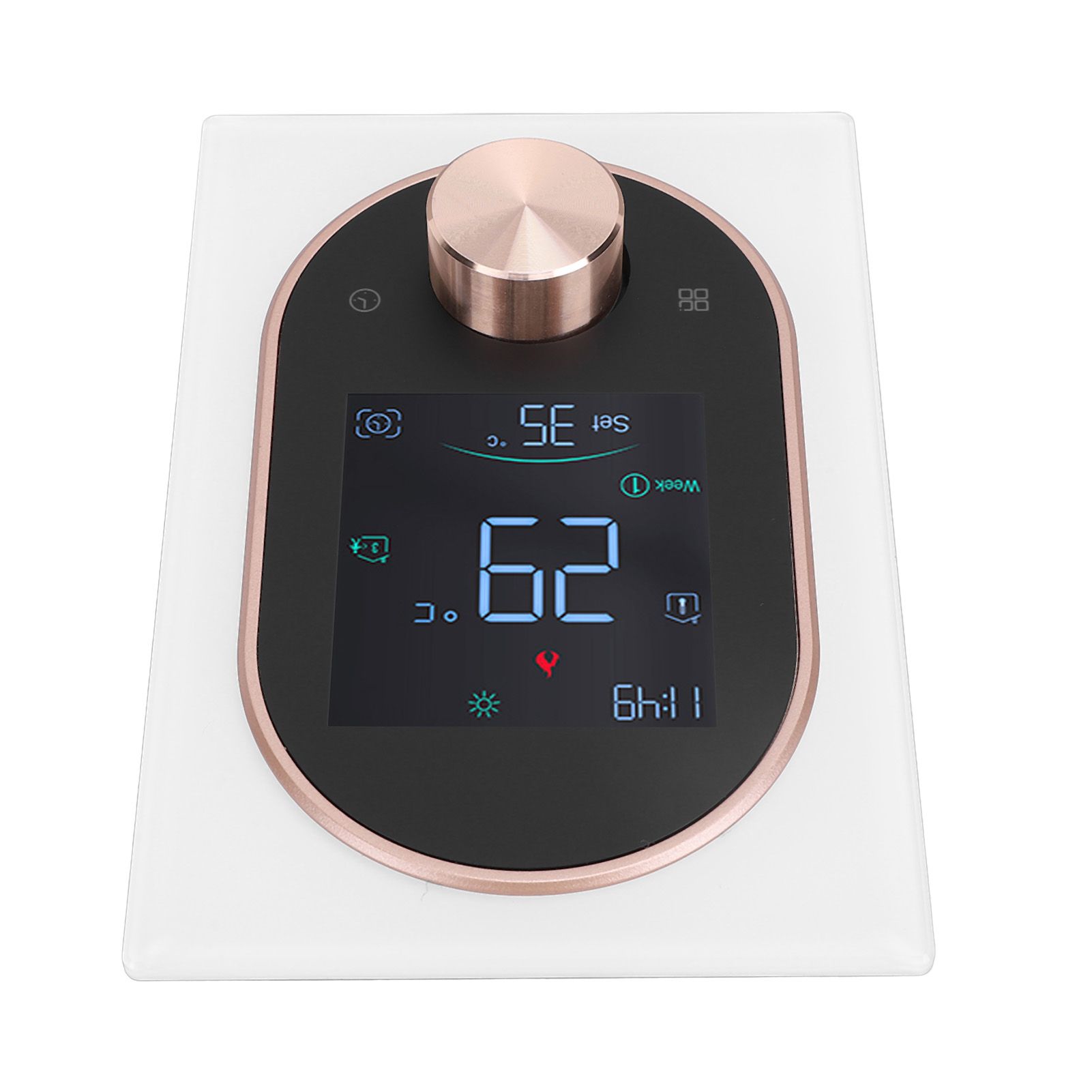 Smart Color Thermostat LCD Programmable Knob Control Touchscreen Electric view 11
