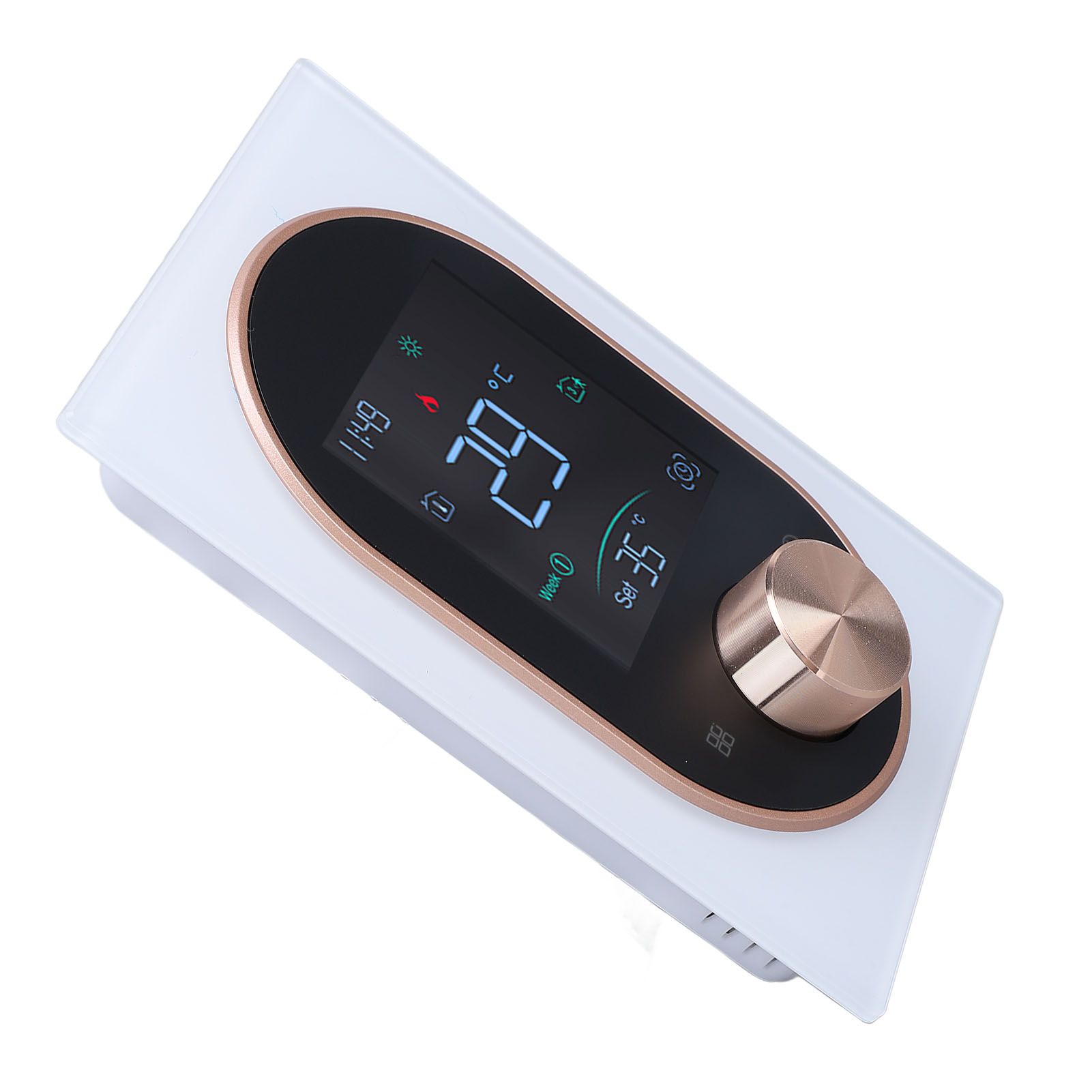 Smart Color Thermostat APP Programmable Touchscreen Knob Control Smart view 6
