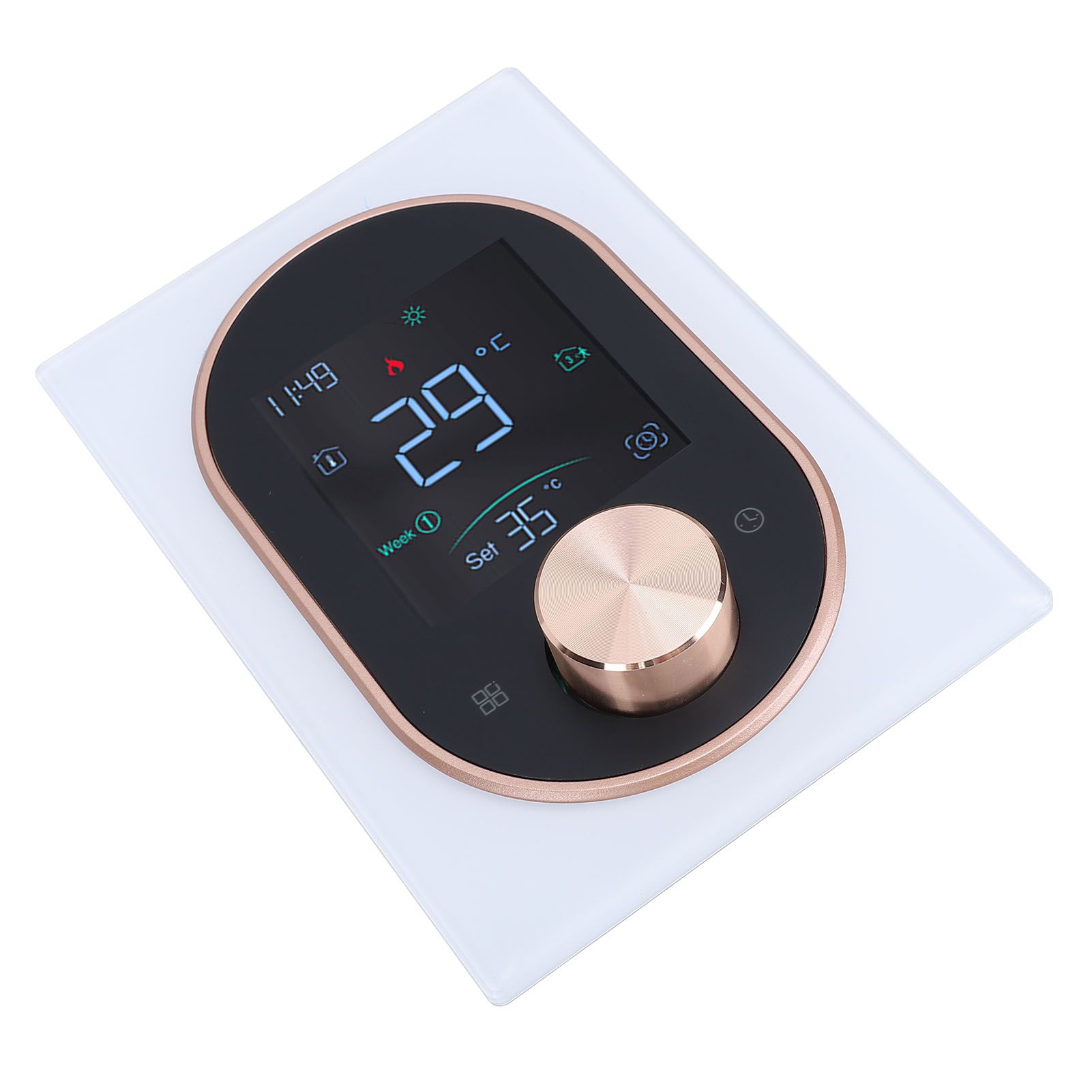 Smart Color Thermostat APP Programmable Touchscreen Knob Control Smart view 10