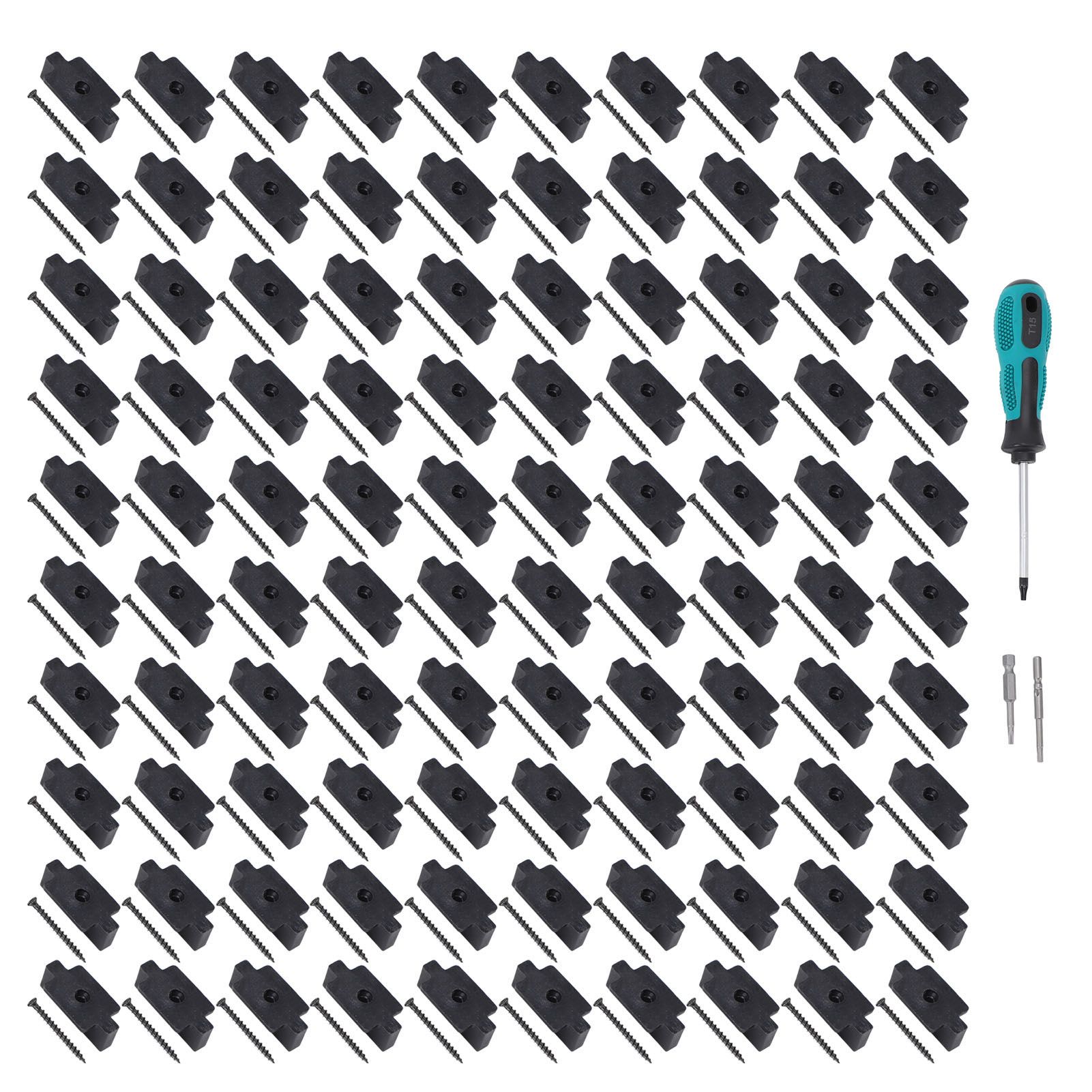 100pcs Hidden Fasteners for Composite Decking Board Composite Decking Clips view 3