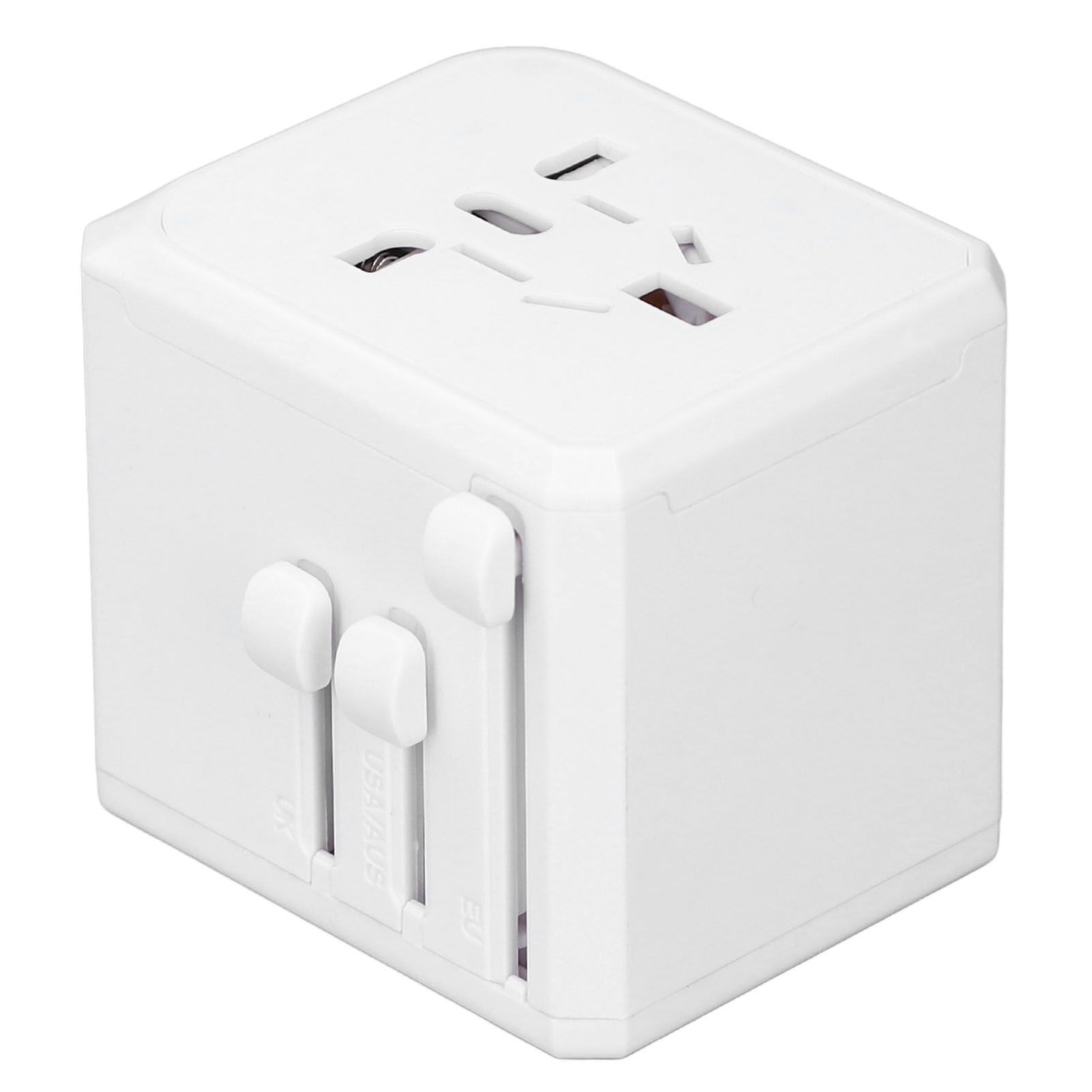 Travel Power Adapter with 3 USB A 1 USB C Portable Quiet Travel Voltage view 8