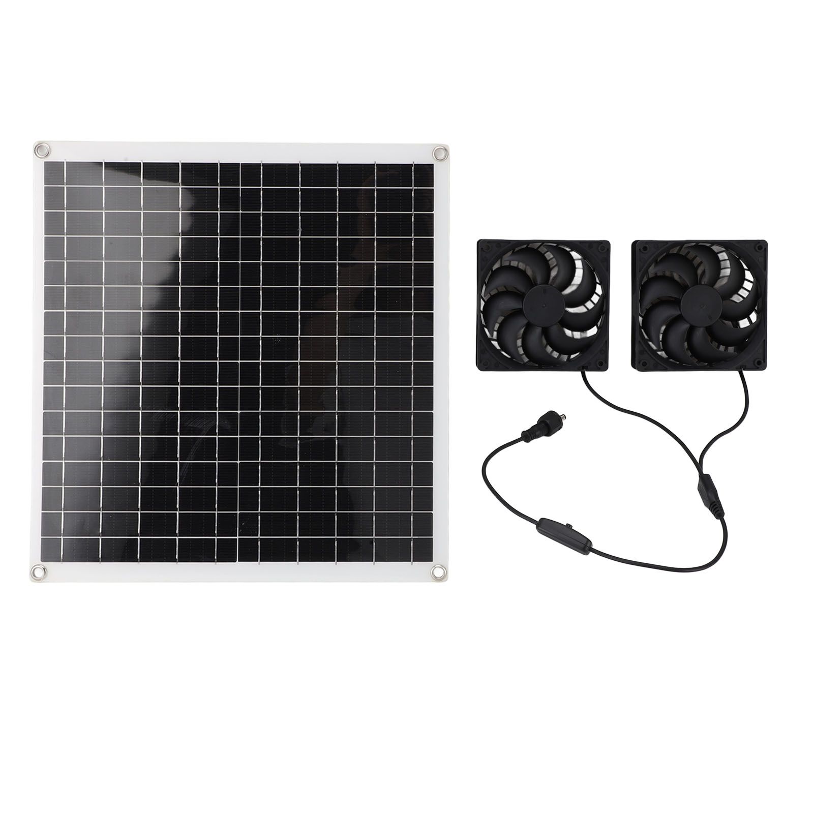 Solar Panel Powered Fan Portable Outdoor Multifunctional Solar Air Circulation view 3