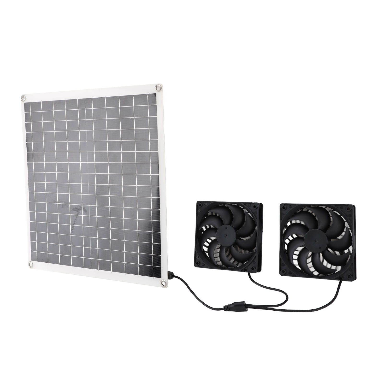 Solar Panel Powered Fan Portable Outdoor Multifunctional Solar Air Circulation view 4