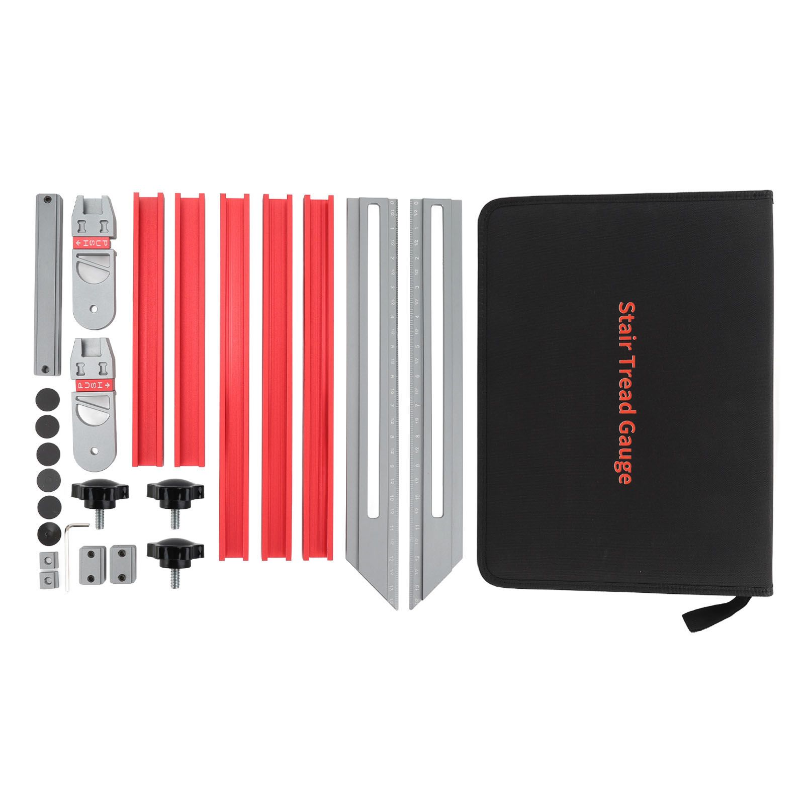 Stair Tread Template Tool Aluminum Alloy High Accuracy Clear Marking Stair view 3