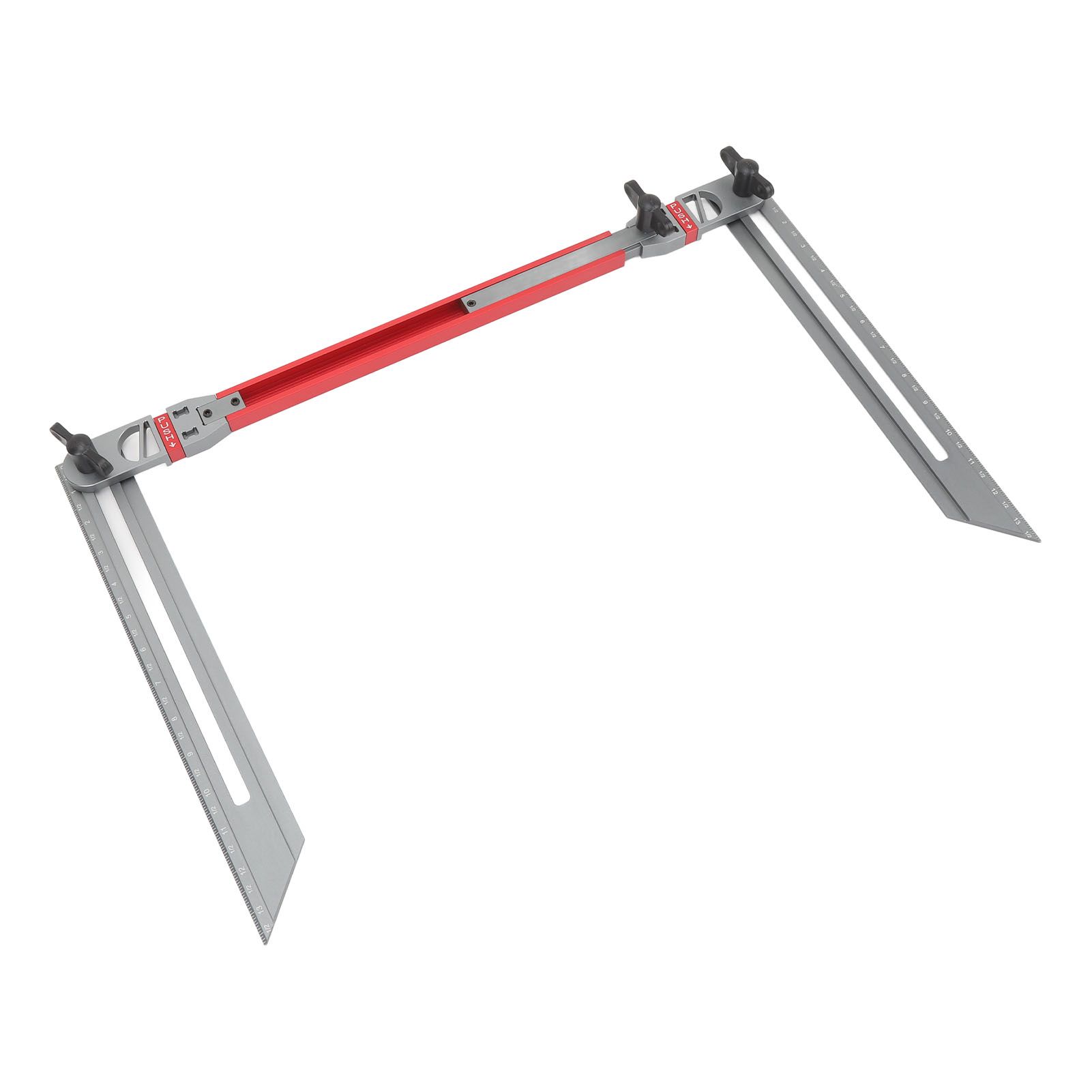 Stair Tread Template Tool Aluminum Alloy High Accuracy Clear Marking Stair view 10