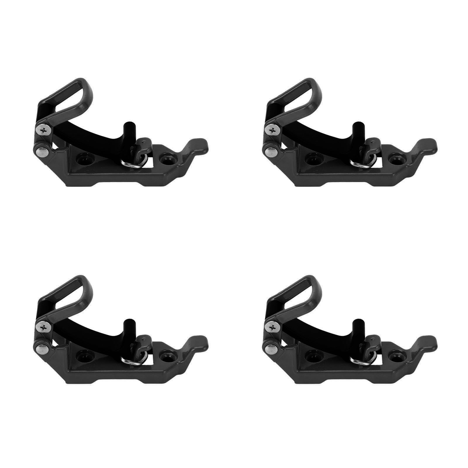 4 Sets Roof Rack Shovel Mount Heavy Duty Multipurpose Metal Rubber Clamp — image 1