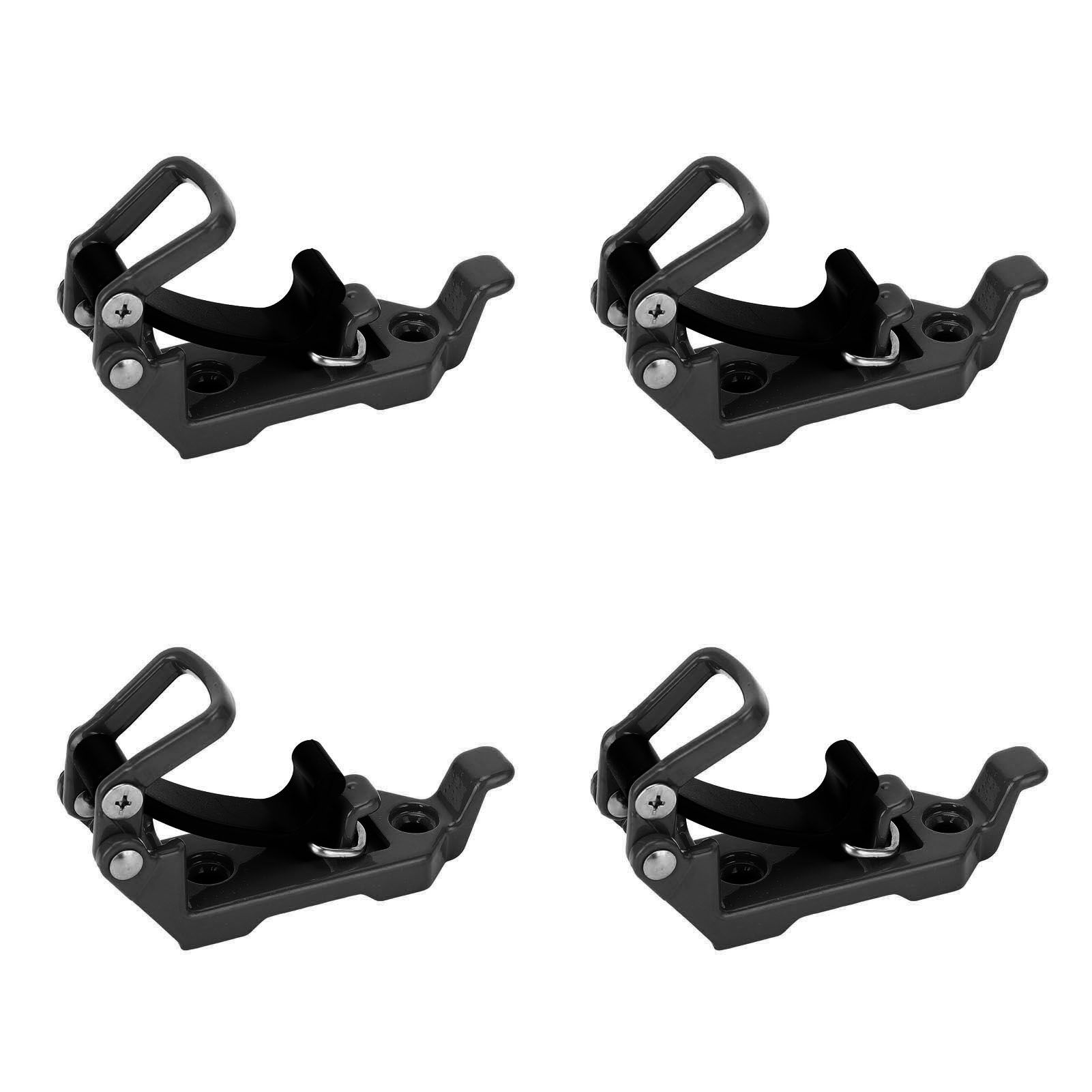 4 Sets Roof Rack Shovel Mount Heavy Duty Multipurpose Metal Rubber Clamp view 4
