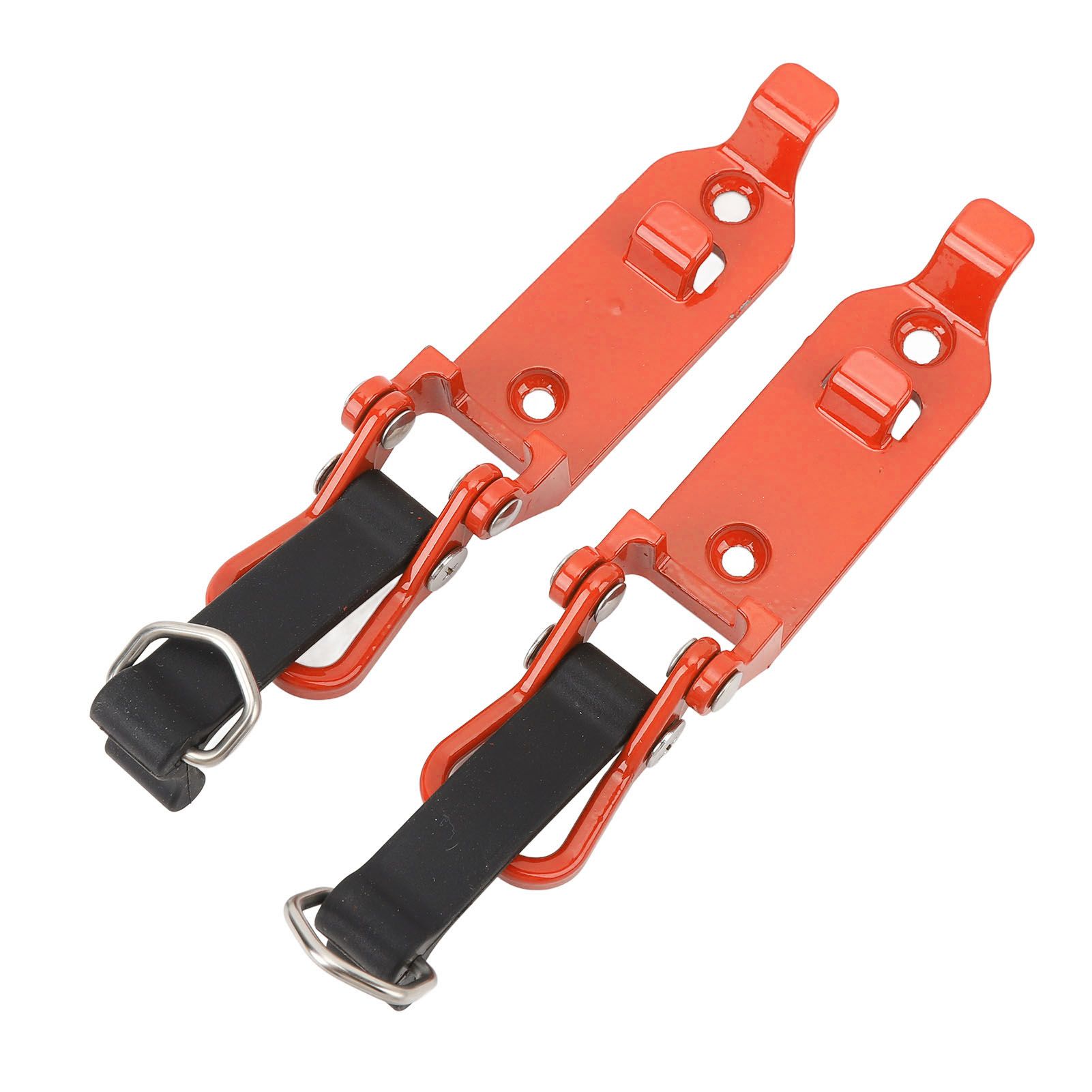 2 Pcs Roof Rack Shovel Holder Heavy Duty Metal Rubber Clamp Mounting Kit for view 4