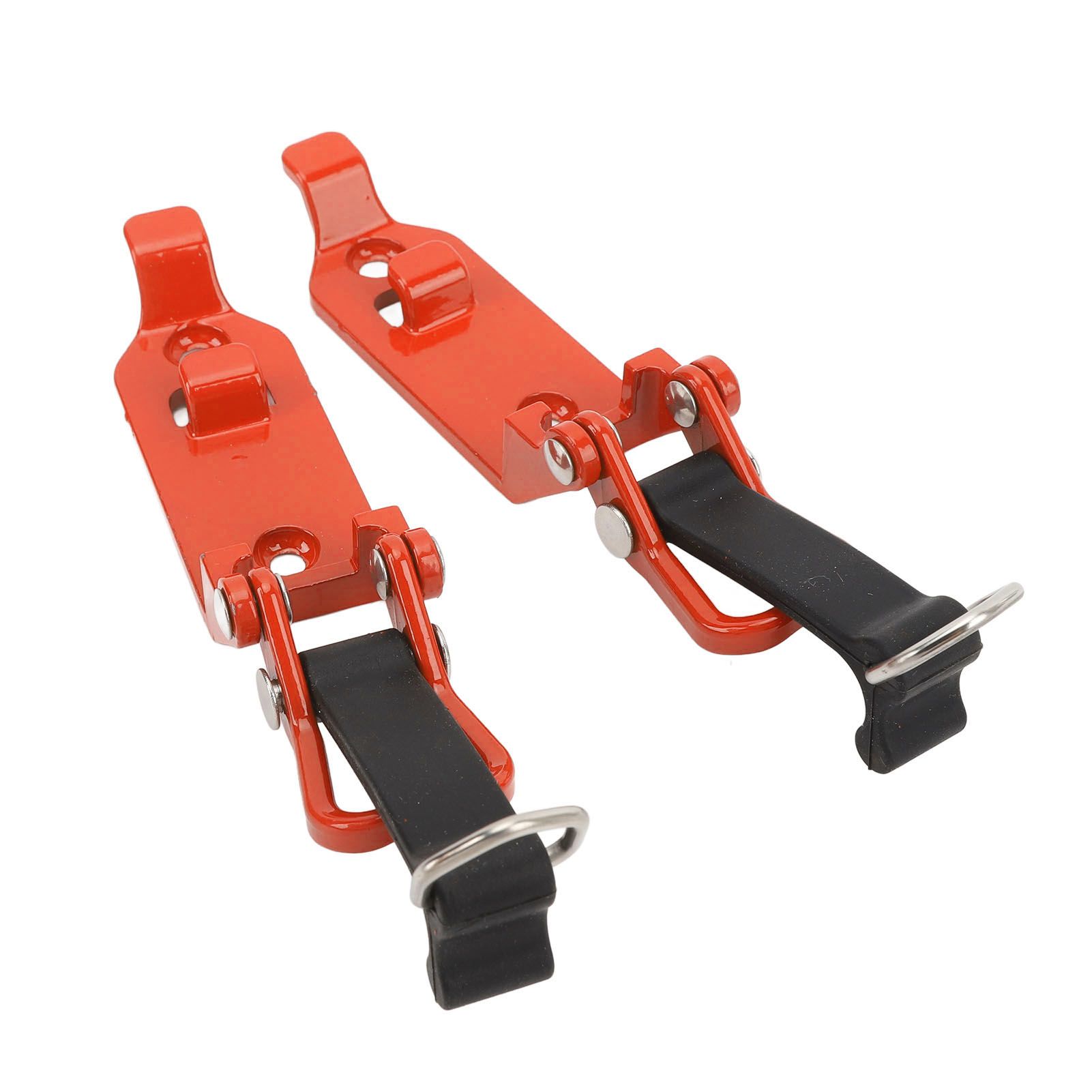 2 Pcs Roof Rack Shovel Holder Heavy Duty Metal Rubber Clamp Mounting Kit for view 6