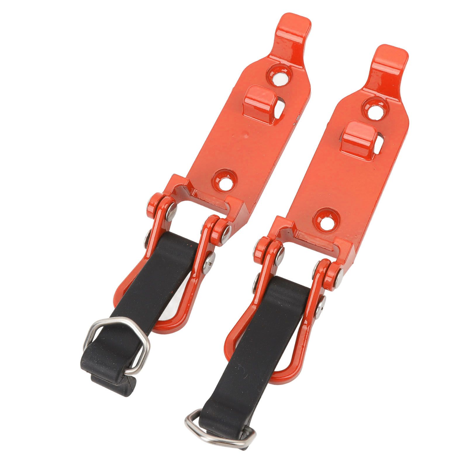 2 Pcs Roof Rack Shovel Holder Heavy Duty Metal Rubber Clamp Mounting Kit for view 8