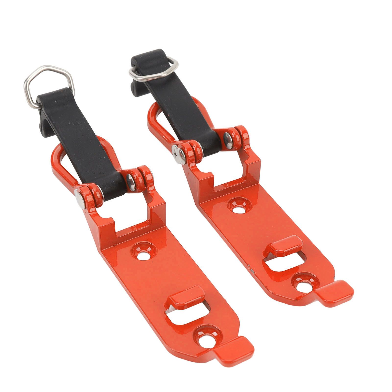 2 Pcs Roof Rack Shovel Holder Heavy Duty Metal Rubber Clamp Mounting Kit for view 9