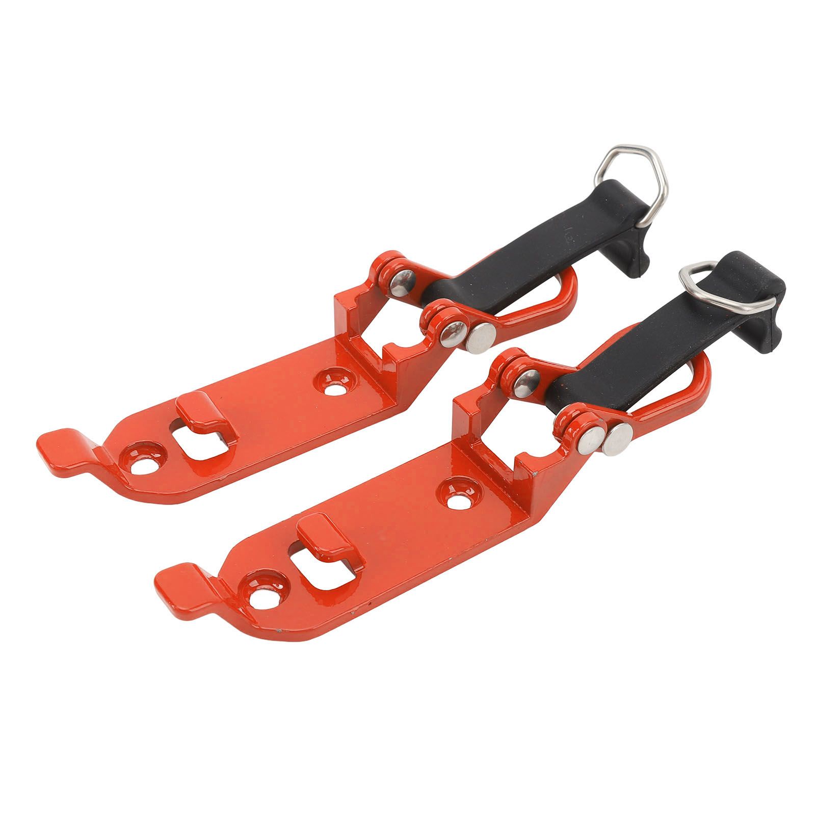 2 Pcs Roof Rack Shovel Holder Heavy Duty Metal Rubber Clamp Mounting Kit for view 11
